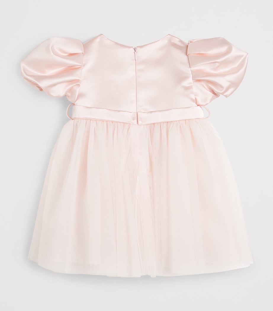 Bimbalo Tulle Ruffle-Sleeve Dress (1-24 Months) Pink Image 2