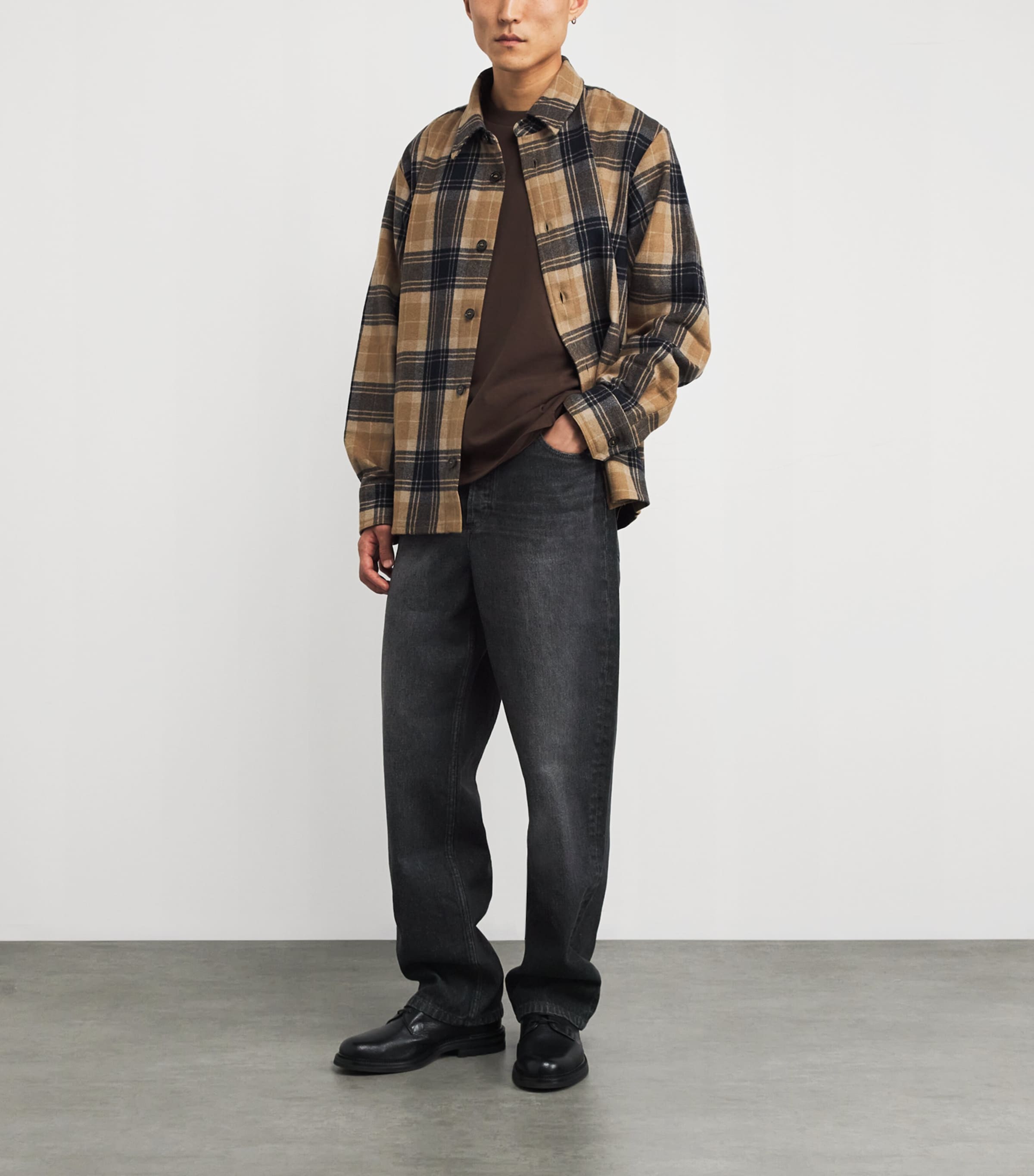 A.P.C. Mens Solal Straight Jeans Lza False Black Image 2
