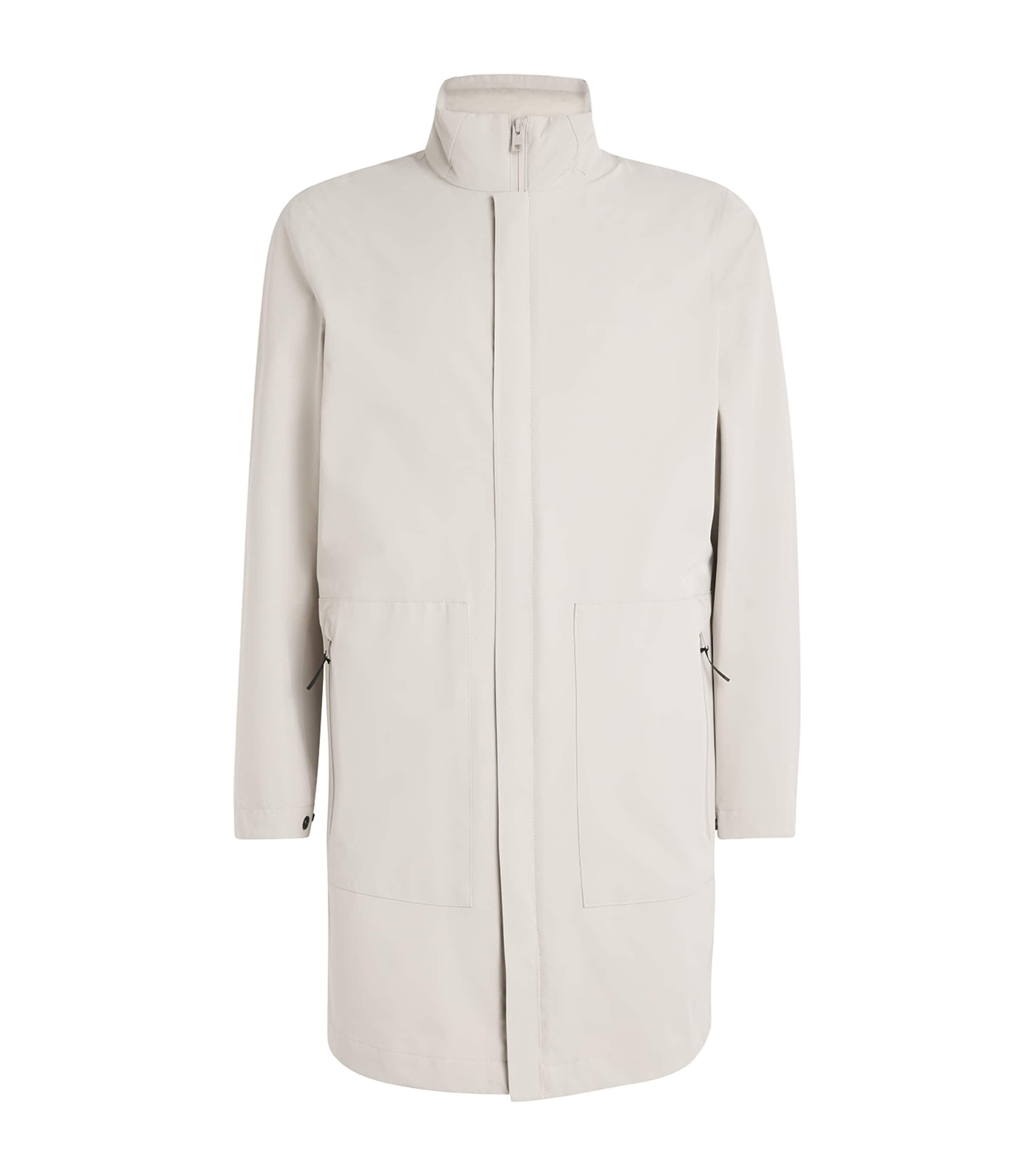 Woolrich Waterproof Down-gilet Car Coat In White