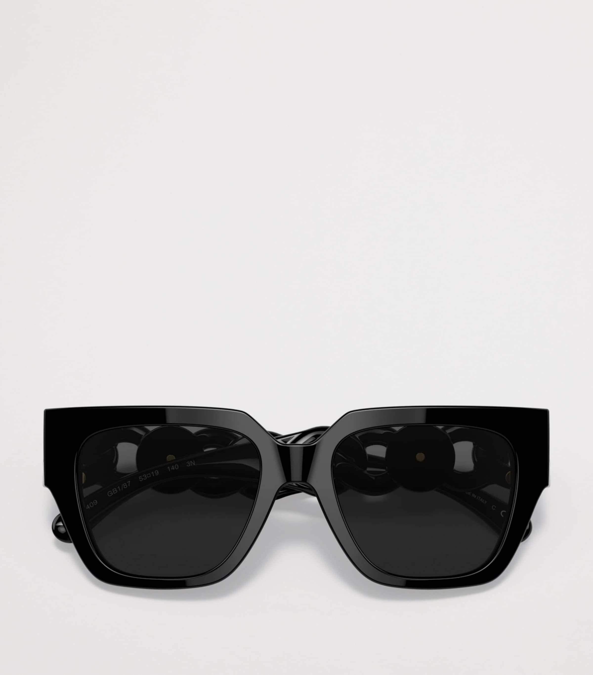 Versace Square Sunglasses Black Image 5