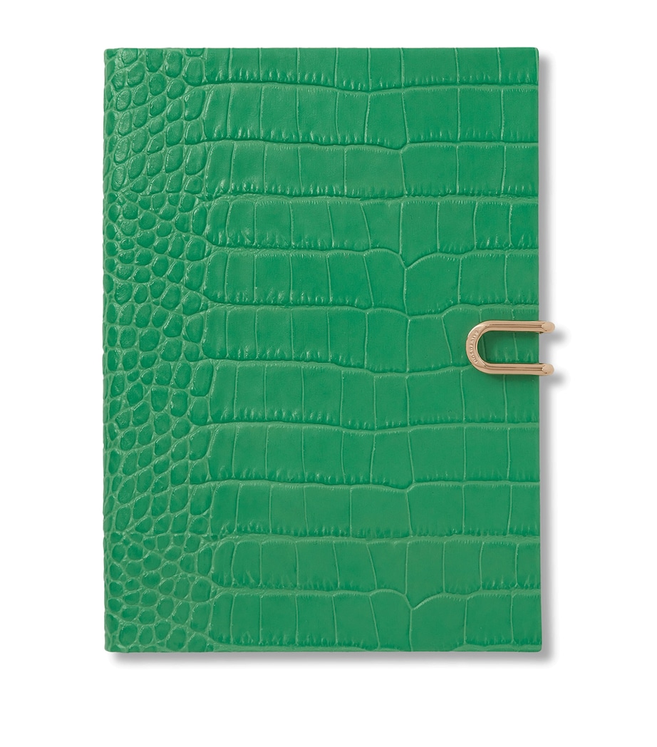 Smythson Leather Soho Weekly Diary 2027 Jade Image 1