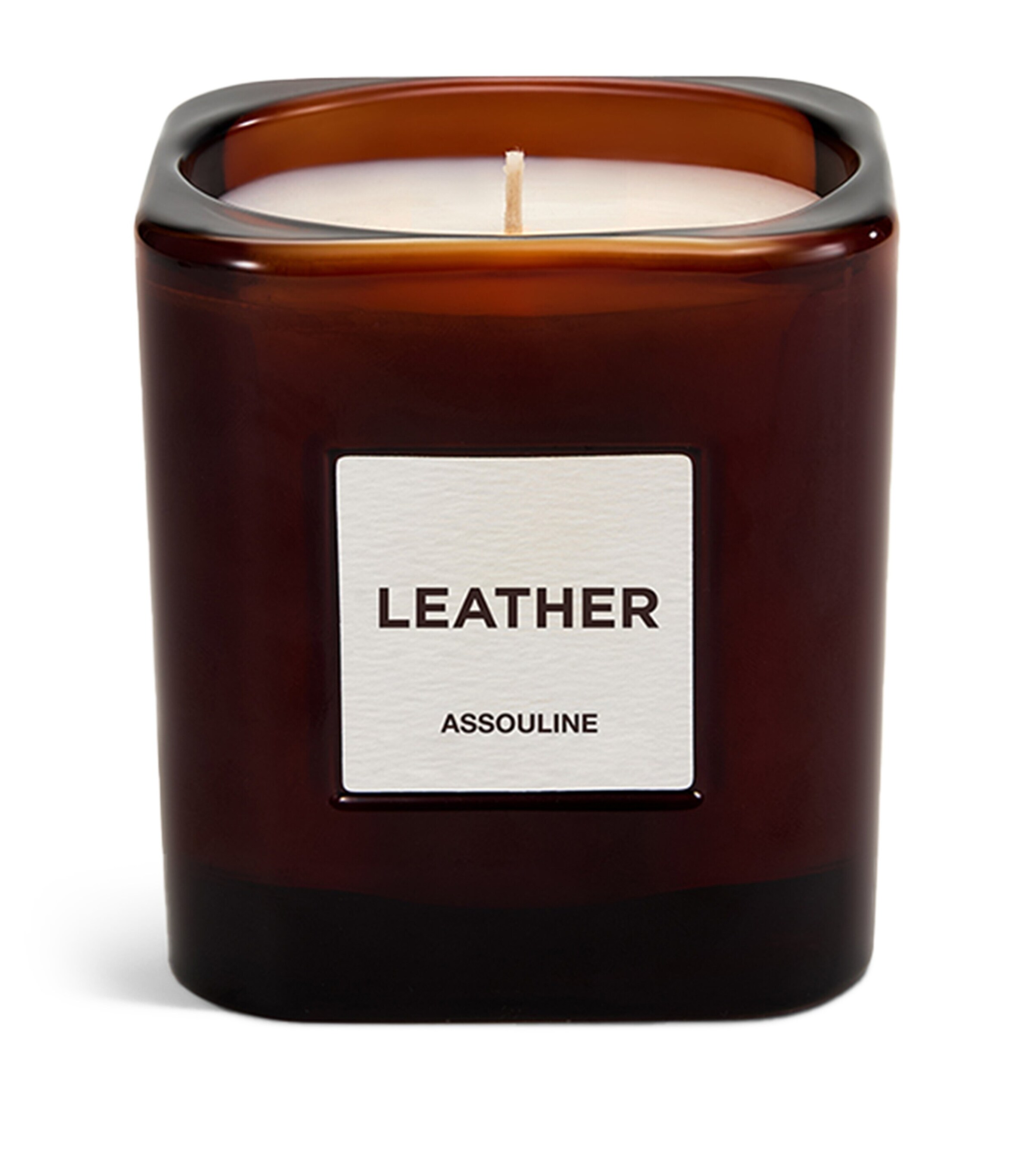 Leather Candle (260g) BROWN Image 2