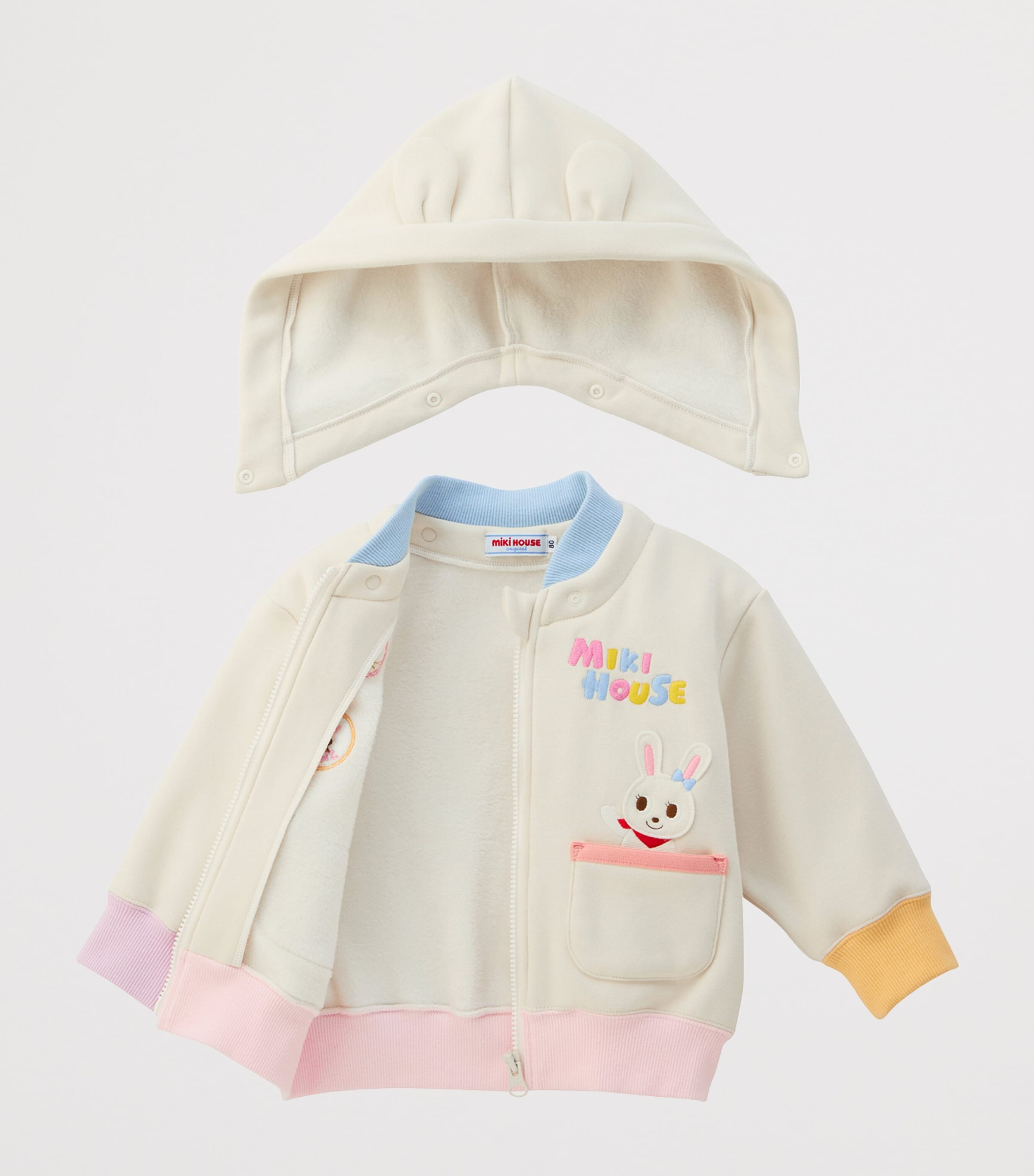 Miki House Appliqué Hooded Bomber Jacket (12 Months-7 Years) Image 2