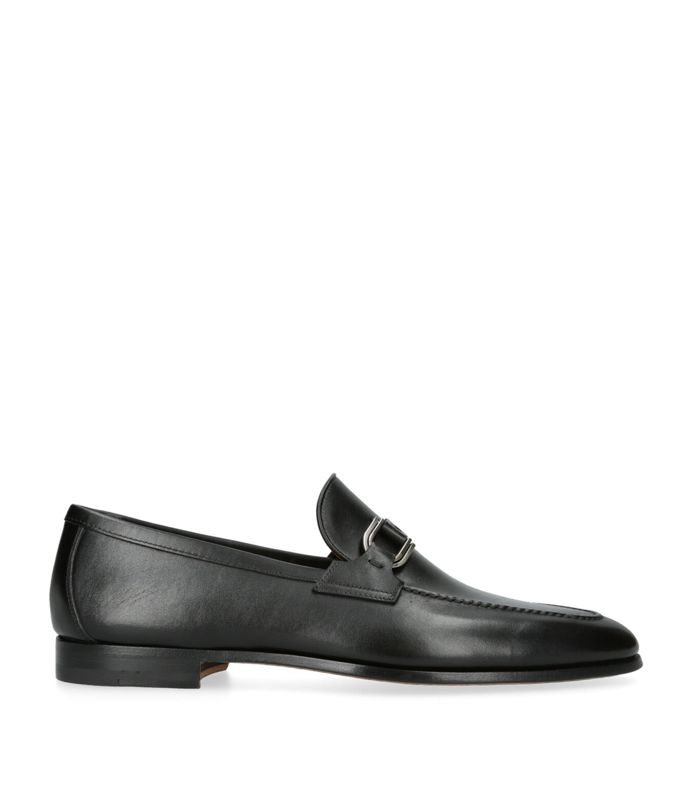 Magnanni Leather Loafers In Black