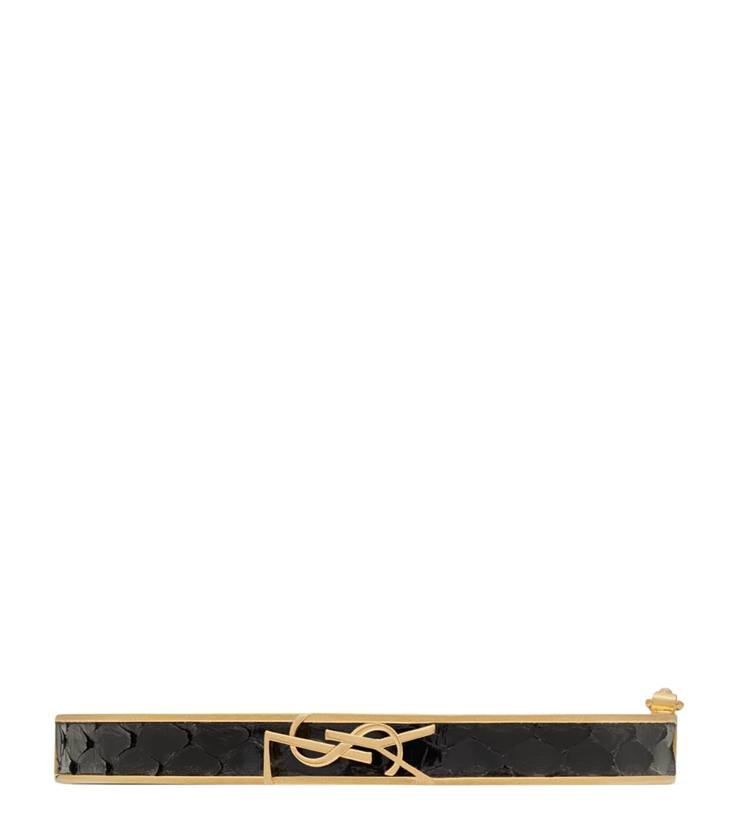 Saint Laurent Python Opyum Logo Bangle Image 1
