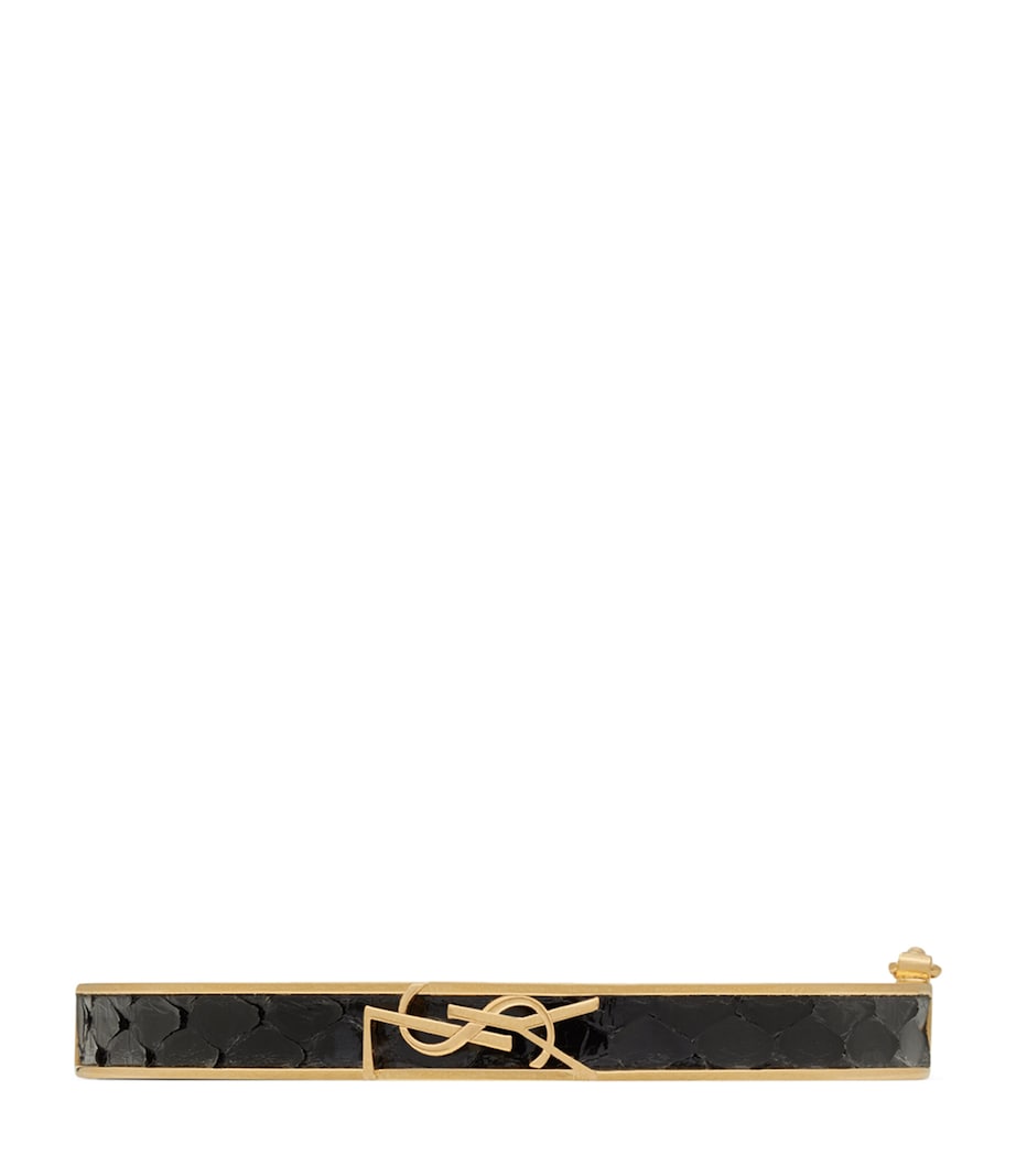 Saint Laurent Python Opyum Logo Bangle Image 1