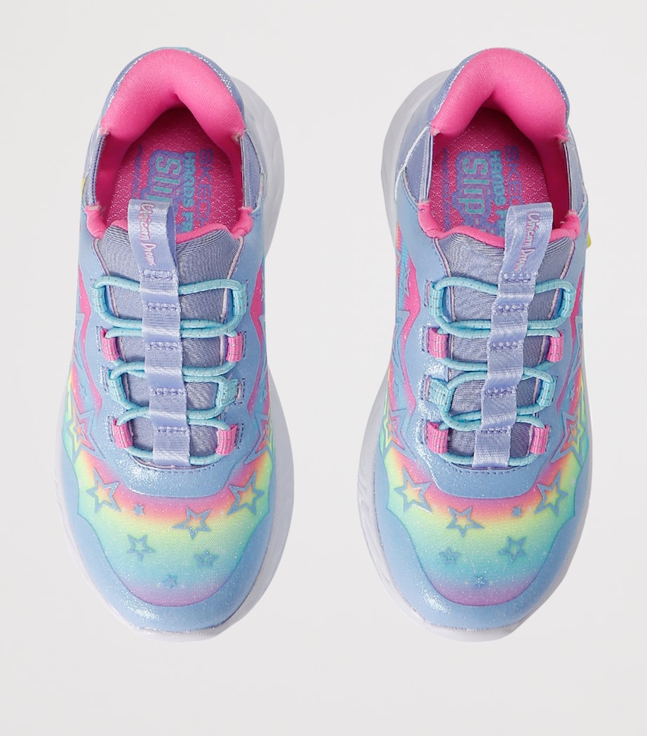 Unicorn Dreams Light-Up Slip-On Sneakers LILAC Image 4