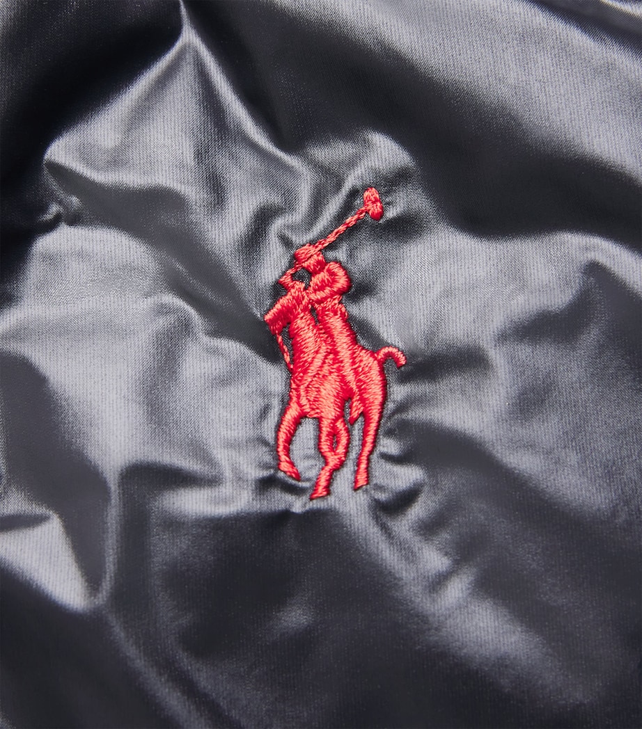 Polo Ralph Lauren Mens Down Glossed Gorham Jacket Polo Black Glossy Image 6