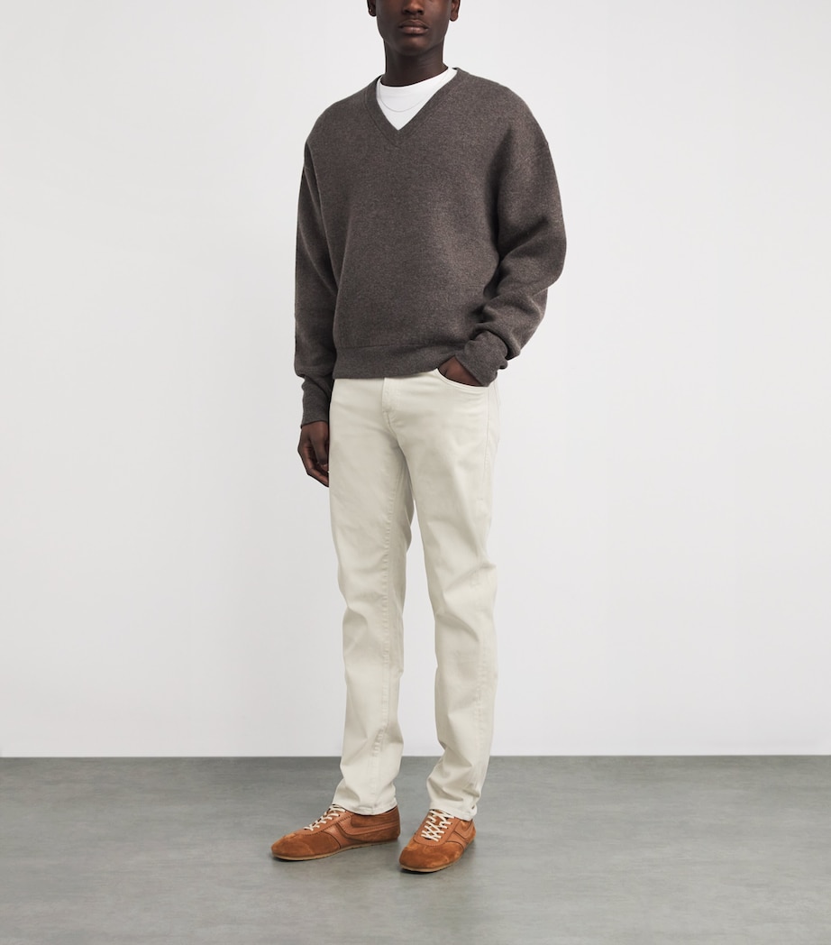 Mid-Rise Slim Jeans MKBG-MILK BEIGE Image 2