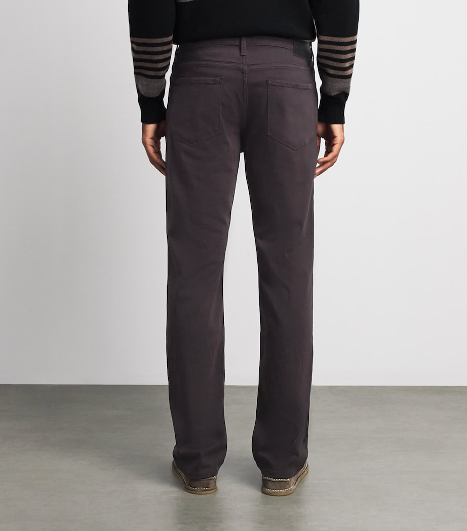 PAIGE Mens Normandie Straight Jeans Deep Chocolate Image 5
