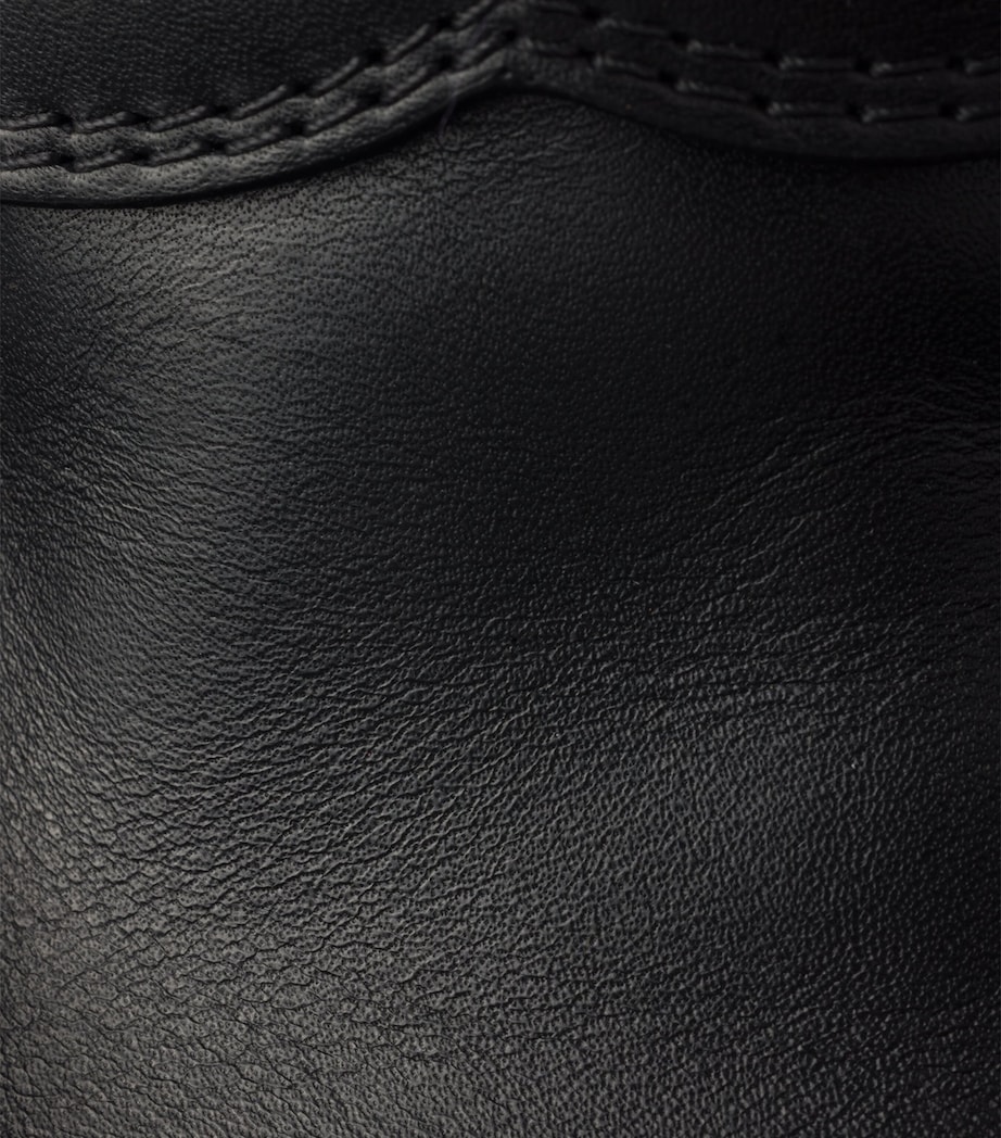 Brushed Leather Loafers F0002 Image 6