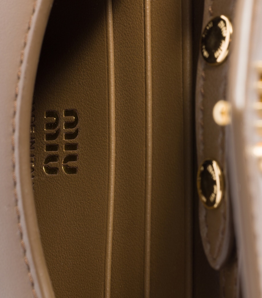 Miu Miu Leather Chain Wallet Image 2