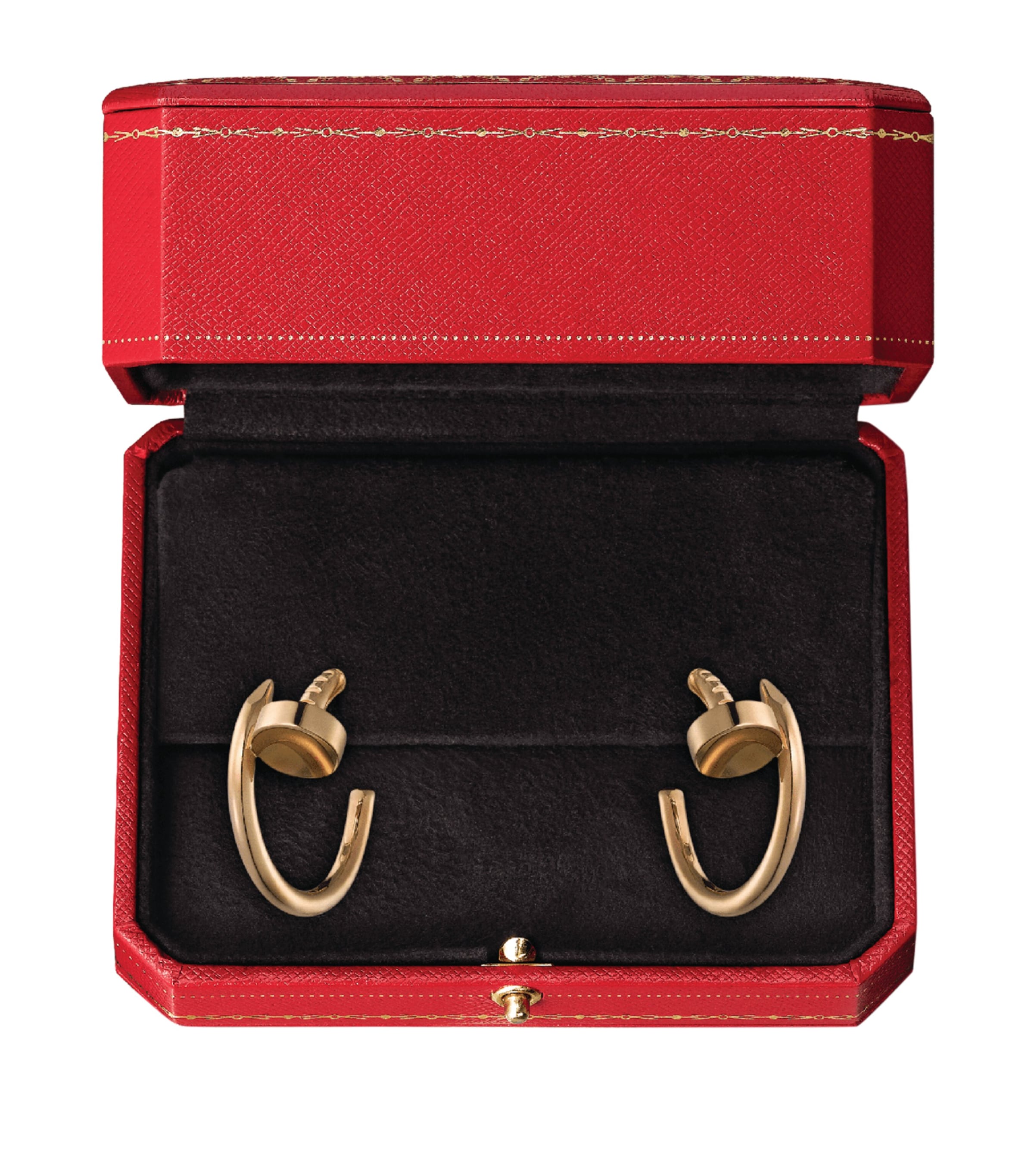Cartier Yellow Gold Juste un Clou Hoop Earrings | Harrods UK