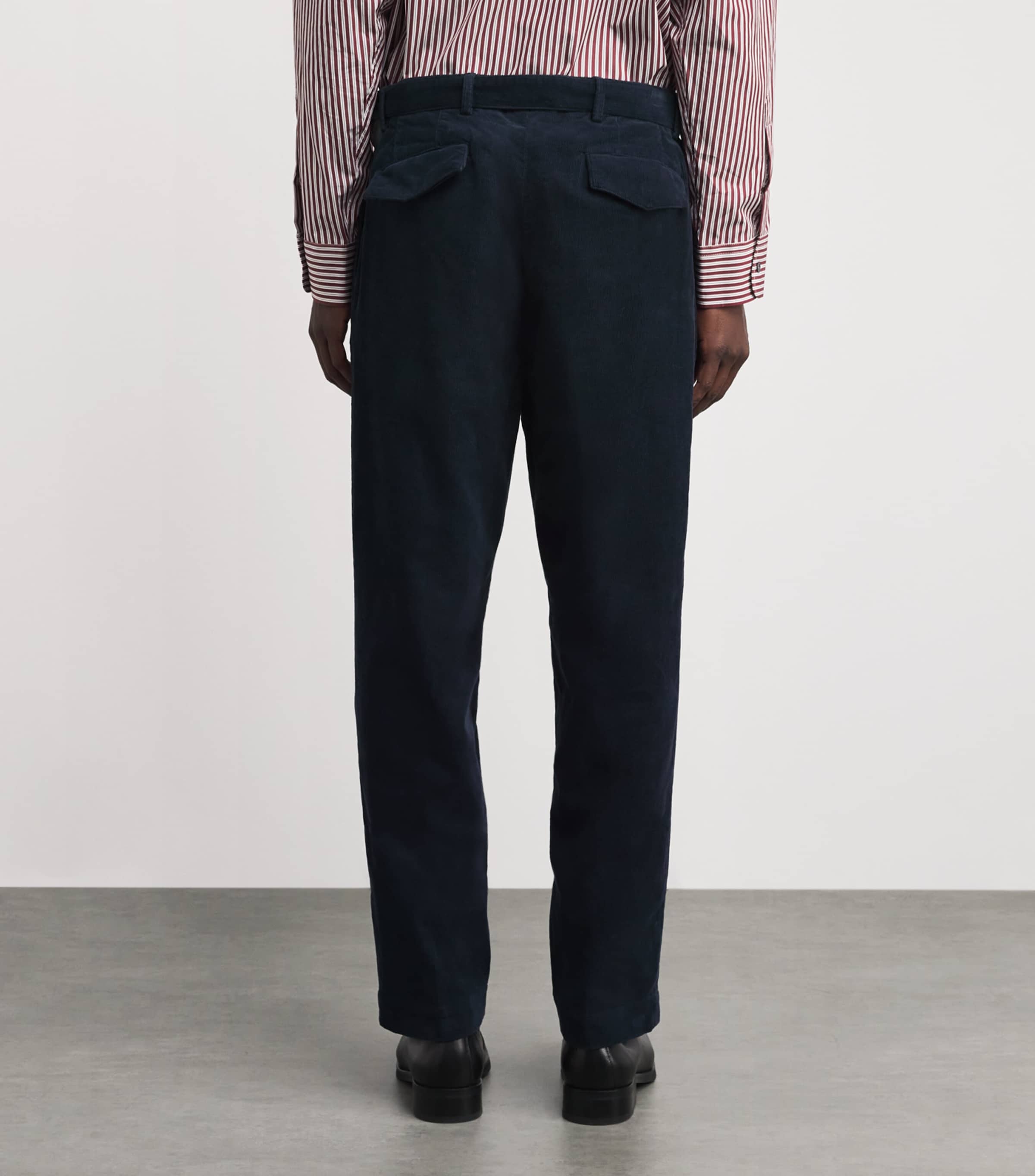 Cotton Corduroy Hermann Chinos DARK NAVY Image 4