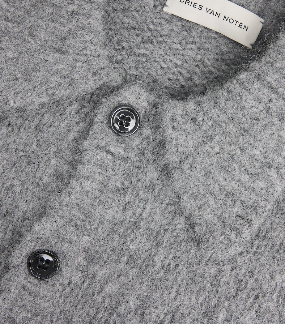 Alpaca-Wool-Blend Cardigan MID GREY Image 5