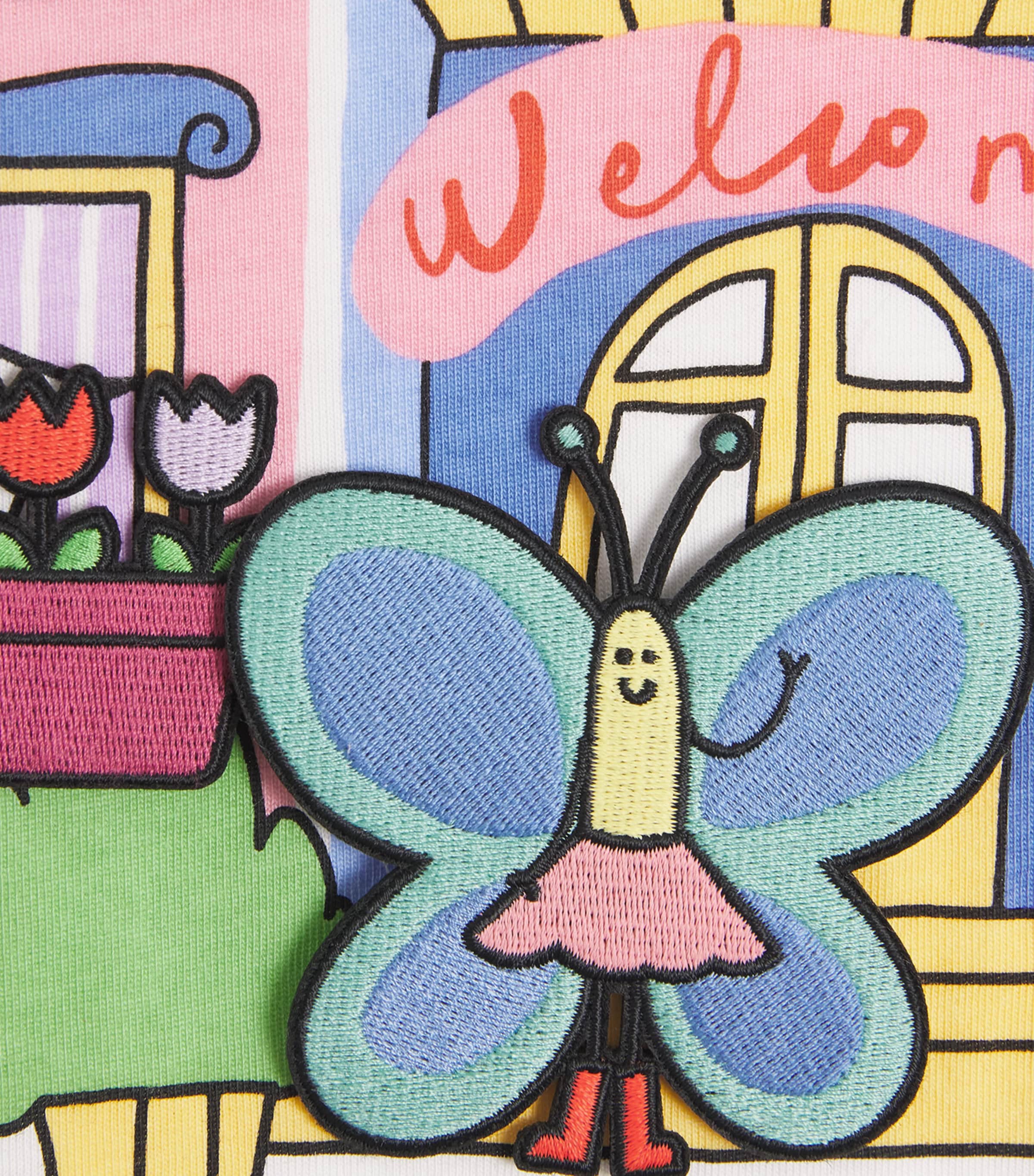 Stella Hotel Print T-Shirt (2-14+ Years) 101IVORY Image 3