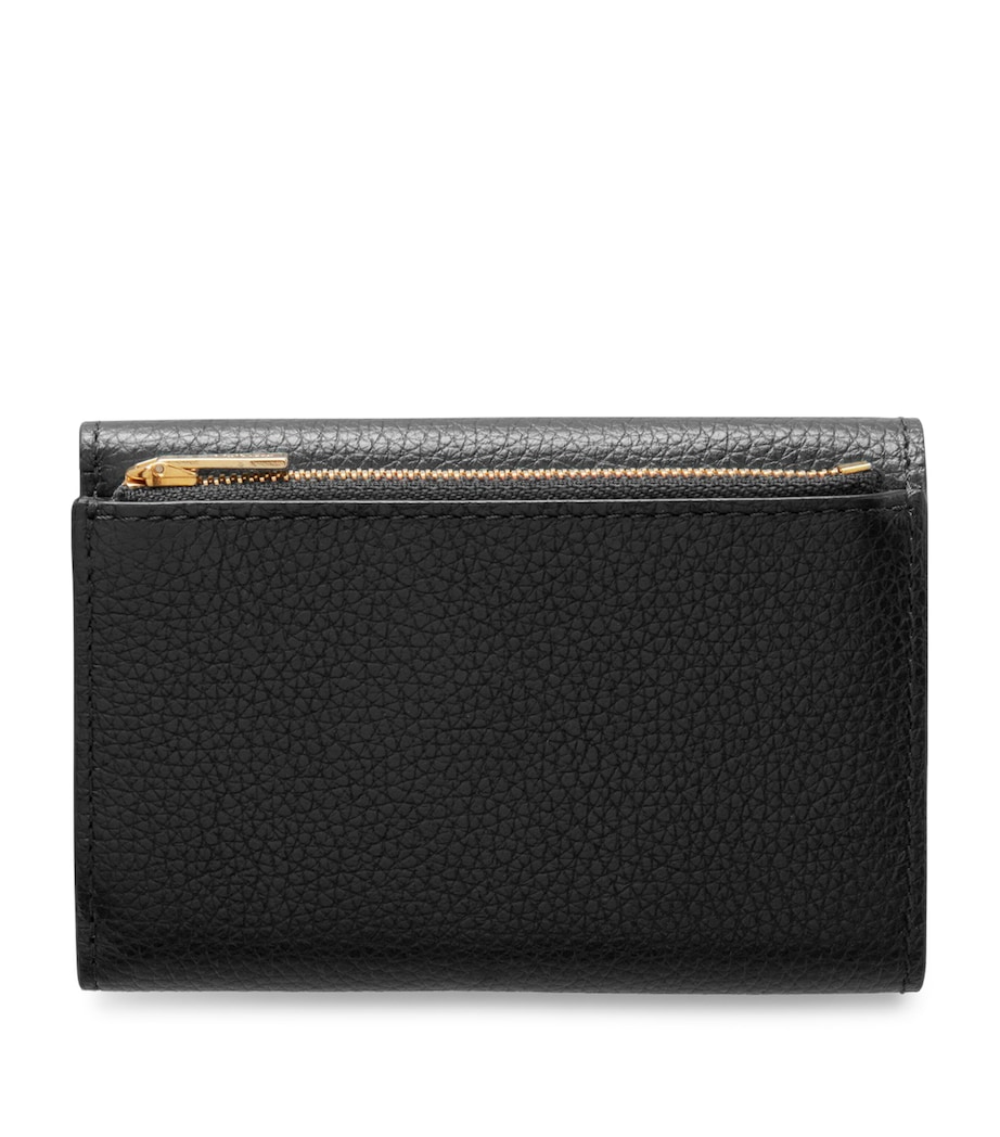 Leather Folded Multi-Card Wallet BLACK Image 2