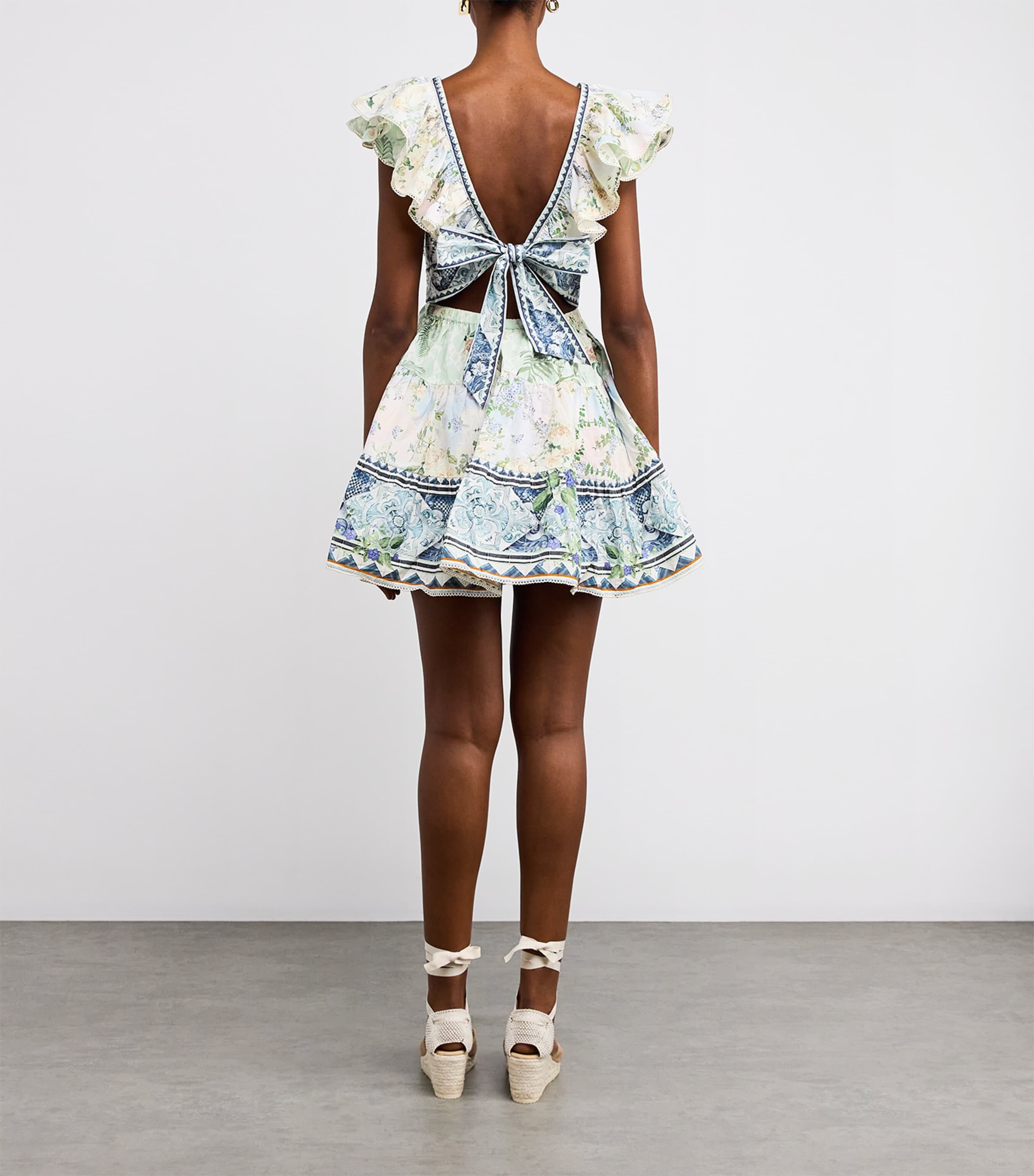 Jardim Party Tiered Mini Dress JARDPART Image 3