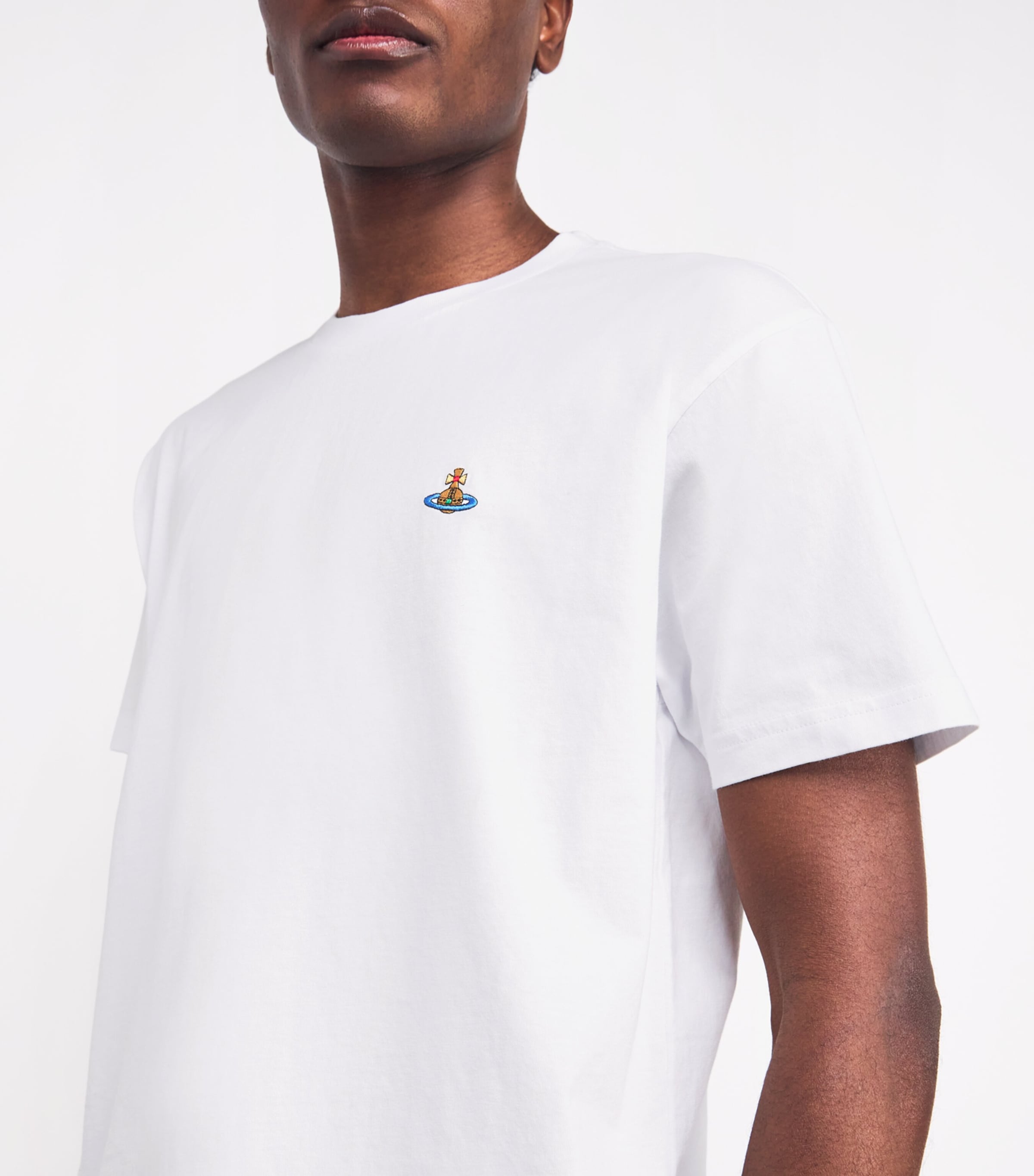  半袖 Tシャツ オーブ ホワイト コットン Vivienne Westwood White Cotton Orb T-Shirt | Harrods US