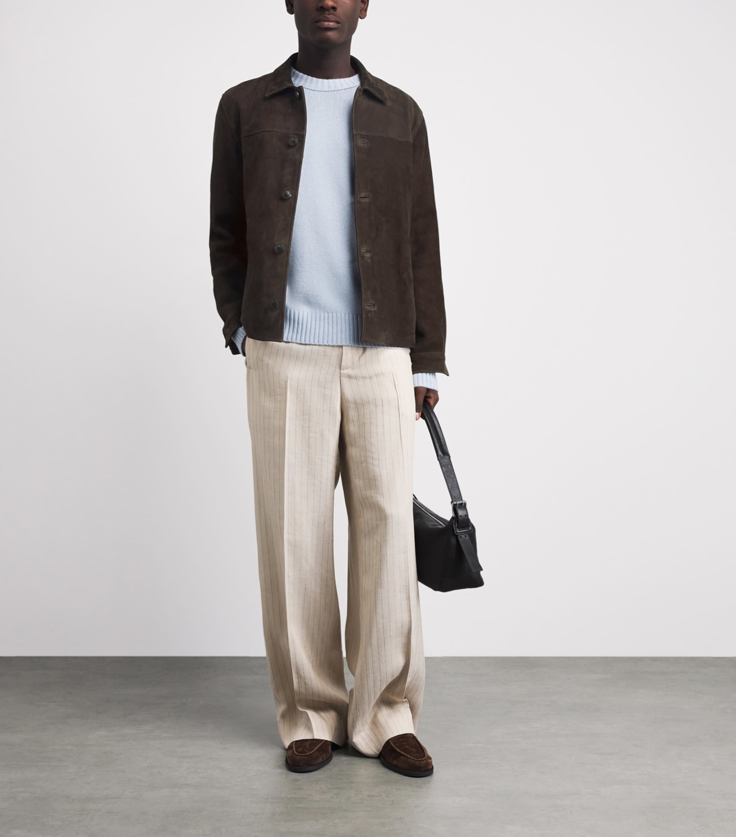 Suede Field Jacket BRGZ DARK BROWN26 Image 2