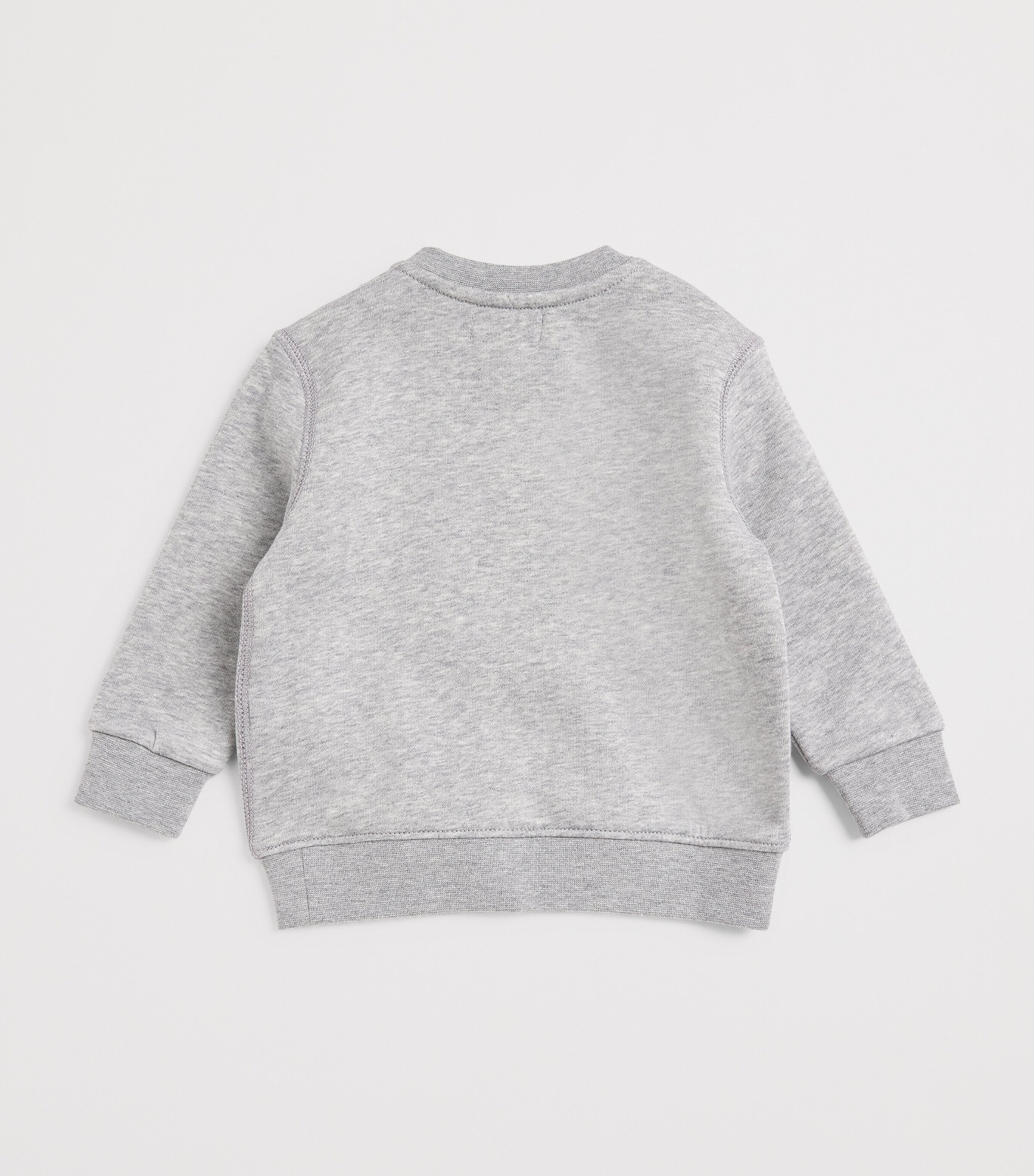 Ralph Lauren Kids Bear Graphic Sweatshirt (3-24 Months) Grey Image 2