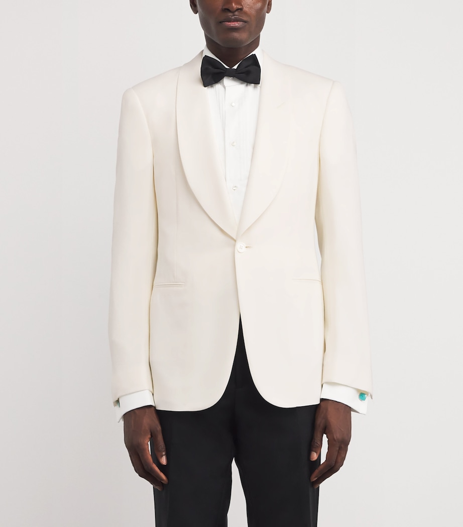 Wool Gregory Dinner Jacket CREAM Image 3