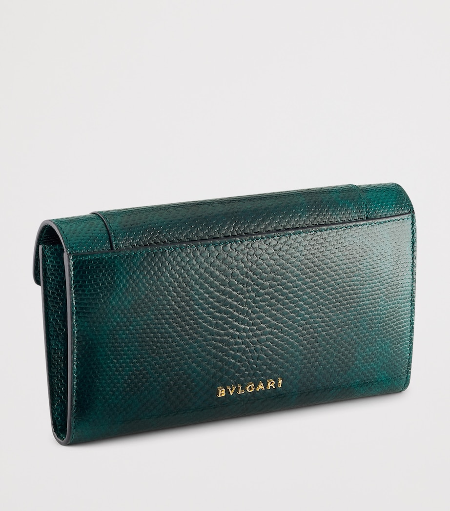 Bvlgari Long Serpenti Forever Wallet Green Image 2