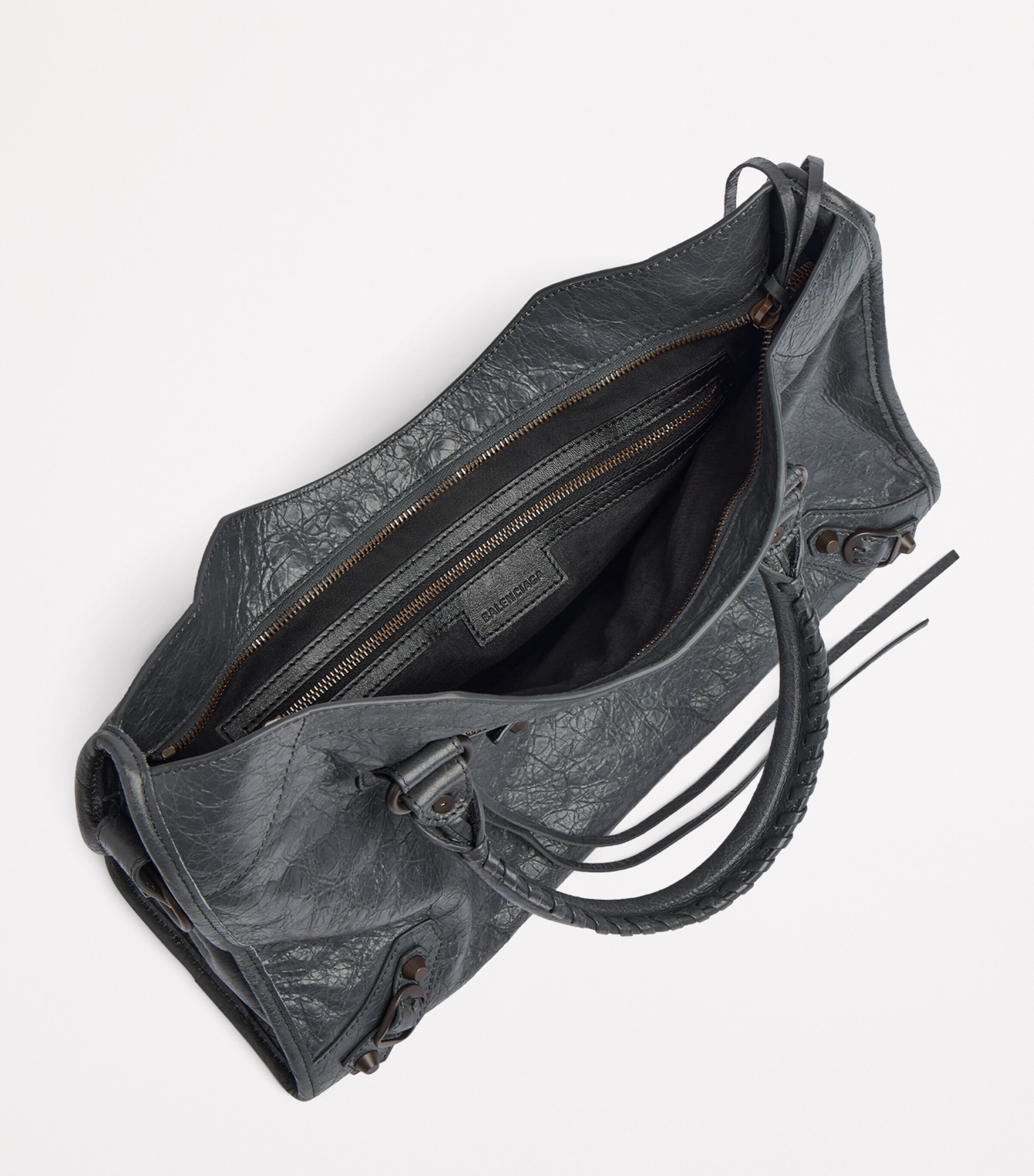 Balenciaga Medium Leather Le City Top-Handle Bag Image 5