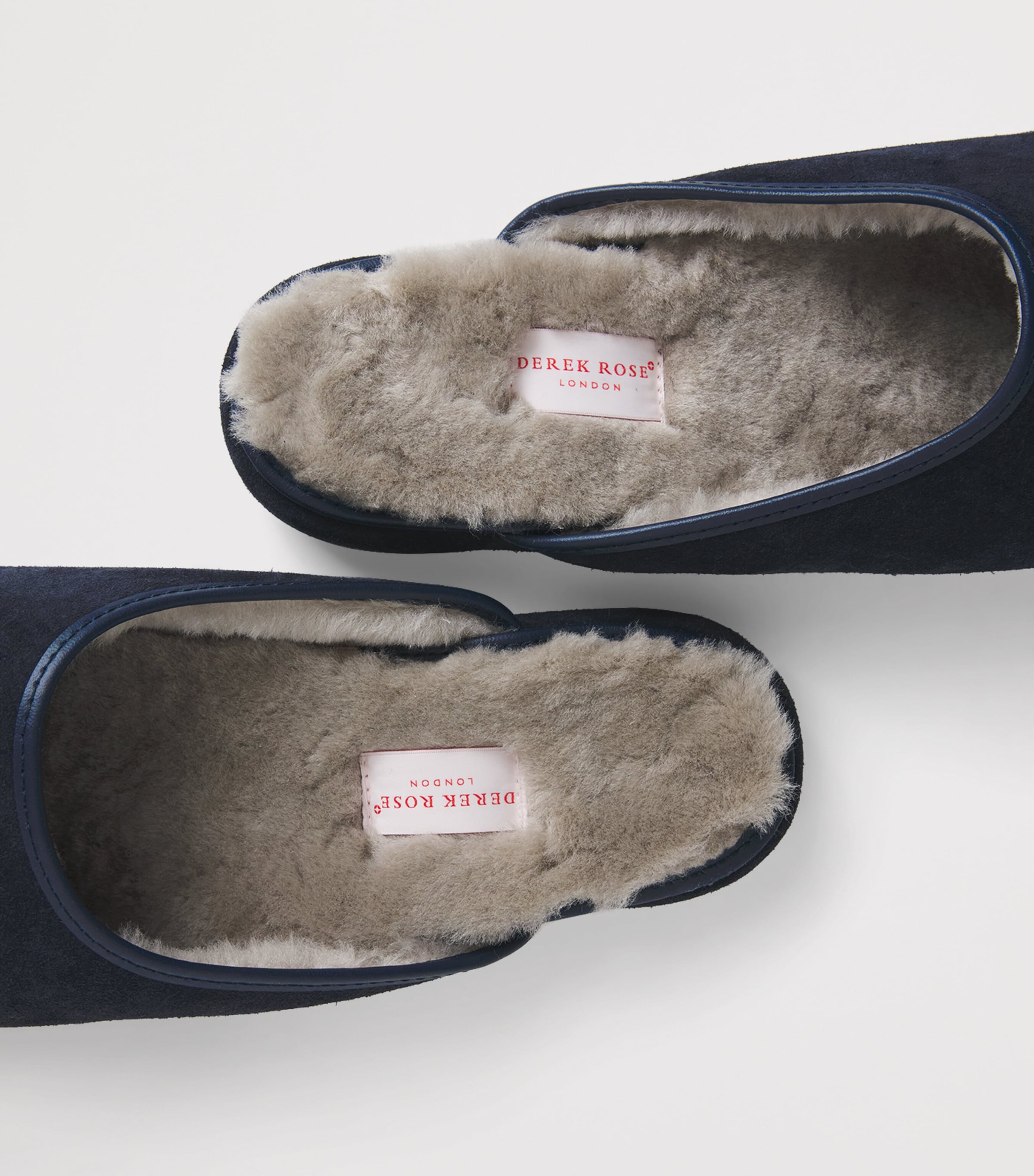 Suede Douglas Slippers NAVY Image 13