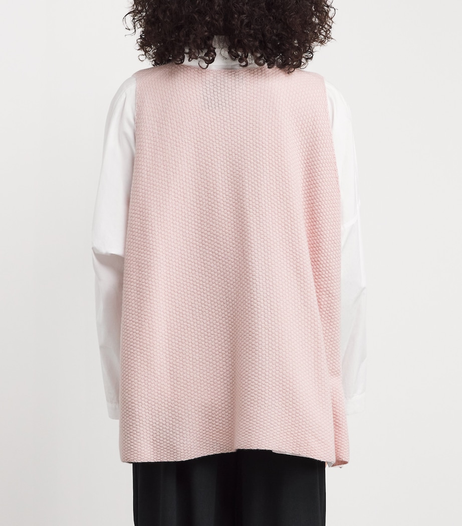 Cashmere A-Line Sweater Vest CHERRYBLOS Image 4