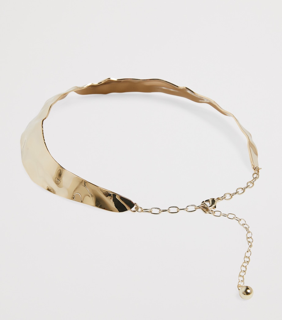 Hammered Choker GOLD Image 4