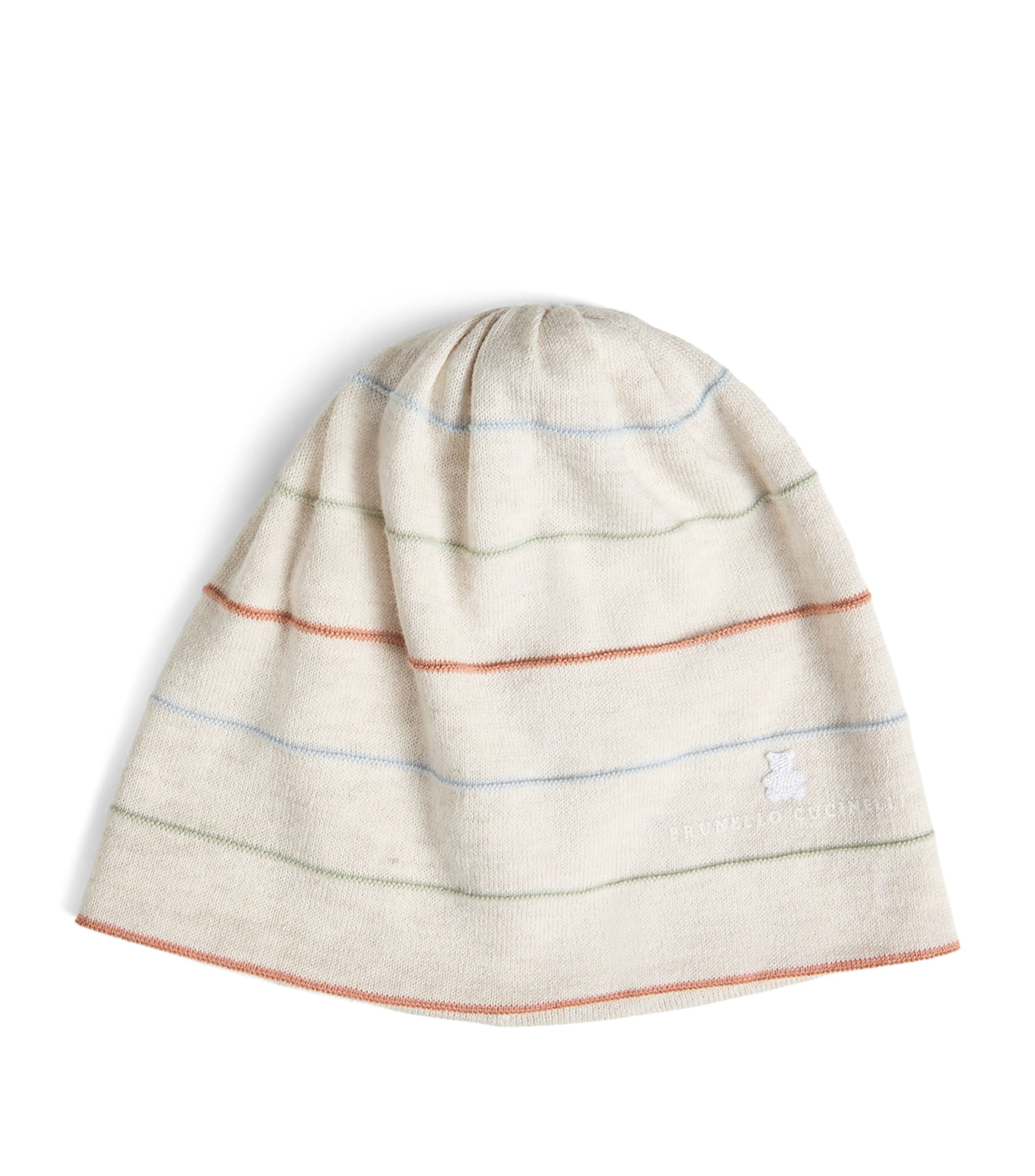 Brunello Cucinelli Kids Stripe Cotton Hat Image 1
