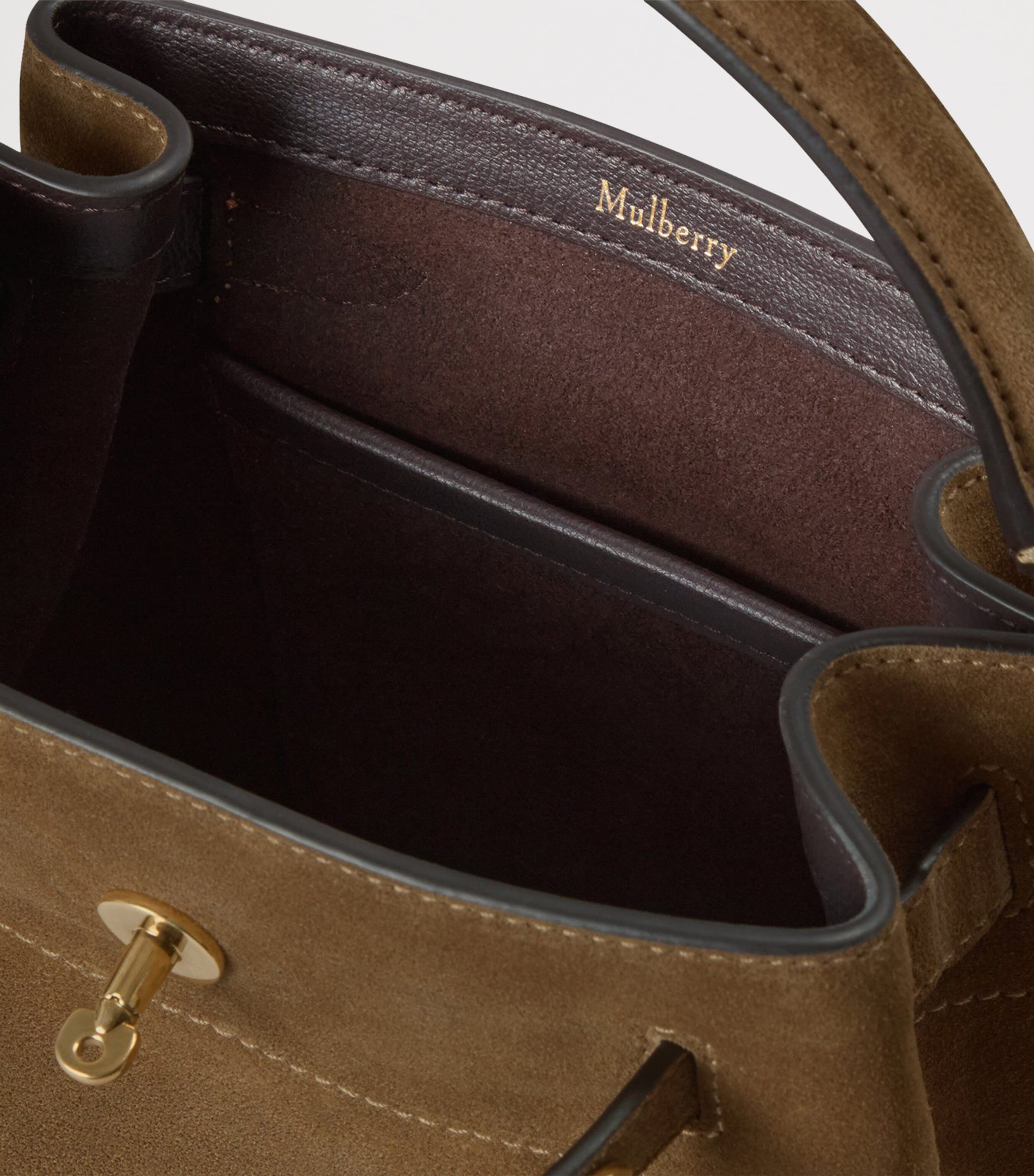 Mulberry Leather Islington Bucket Bag Salcombe Sand Image 4