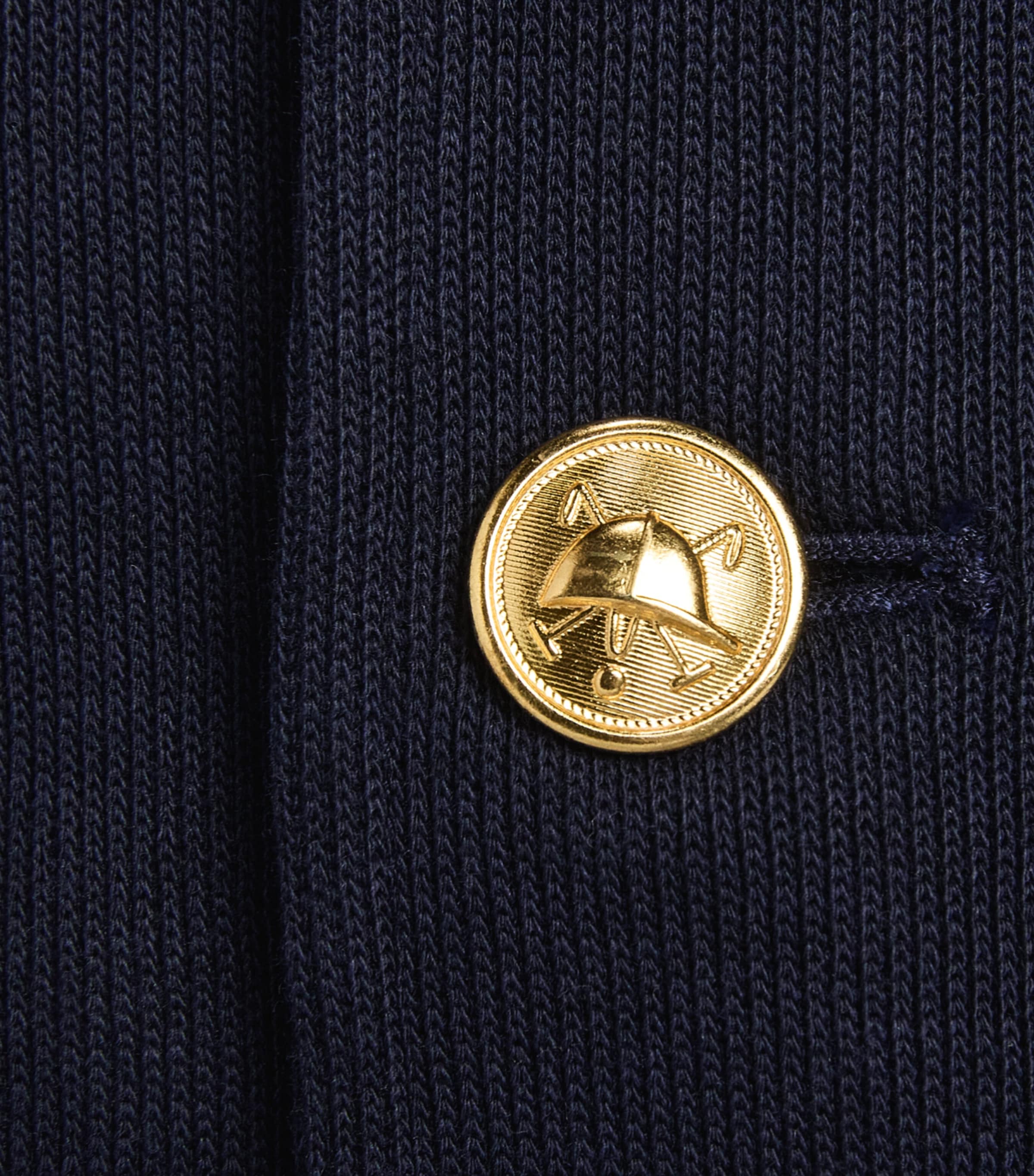 Ralph Lauren Kids Embroidered Blazer (6-14 Years) Rl Navy Image 3