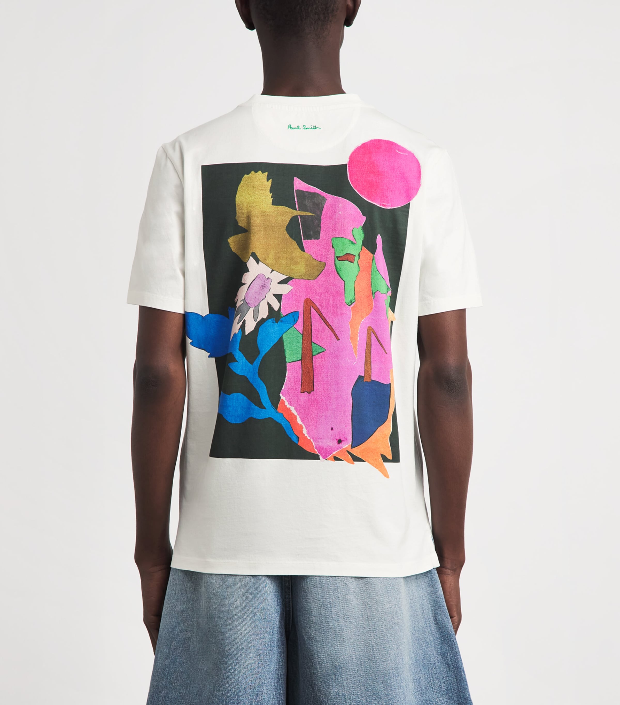 Paul Smith Mens Cotton Fish T-Shirt Image 5