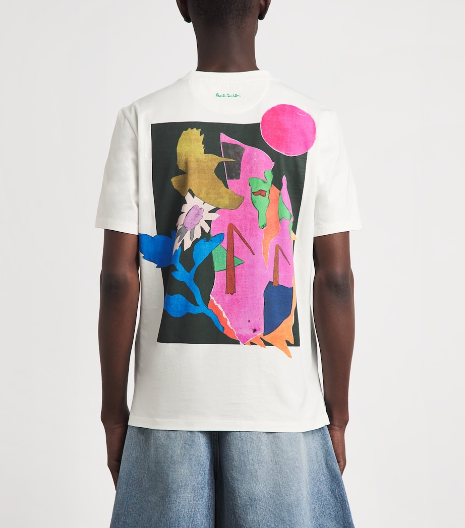 Paul Smith Mens Cotton Fish T-Shirt Image 5