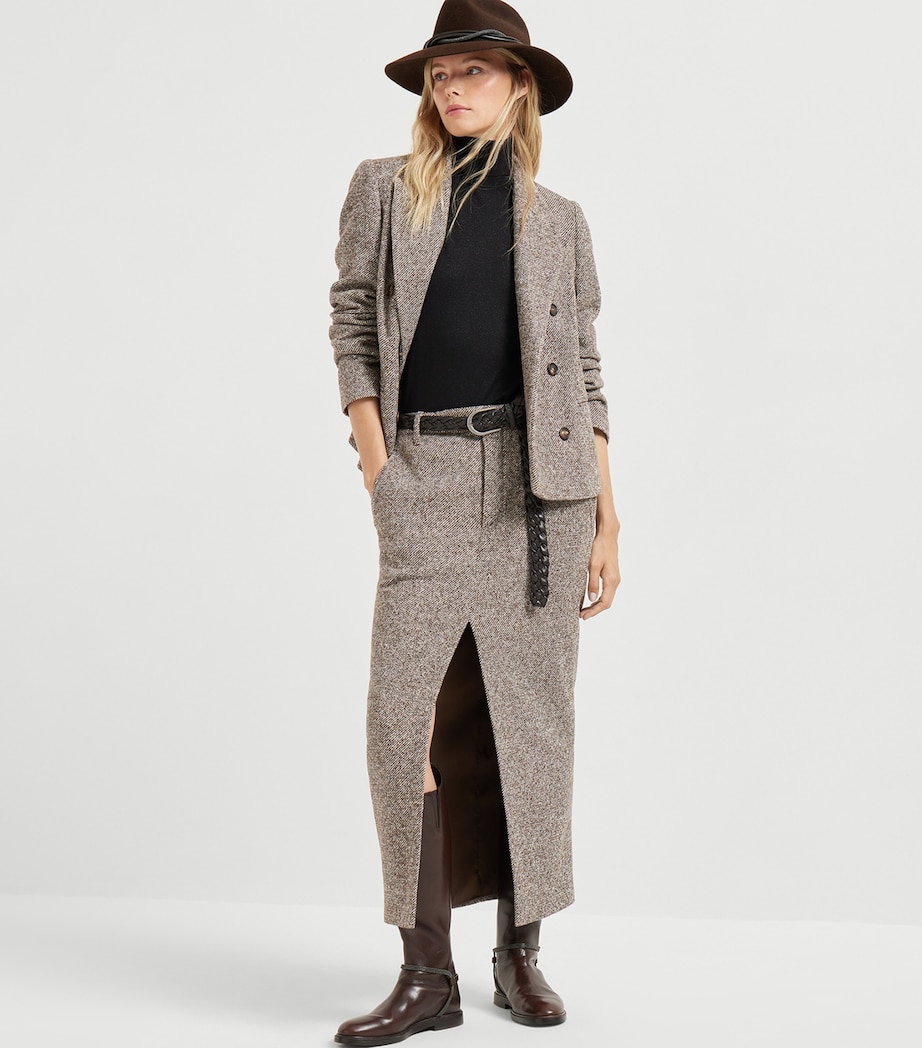 Cashmere-Silk-Blend Rollneck Sweater C101 Image 4