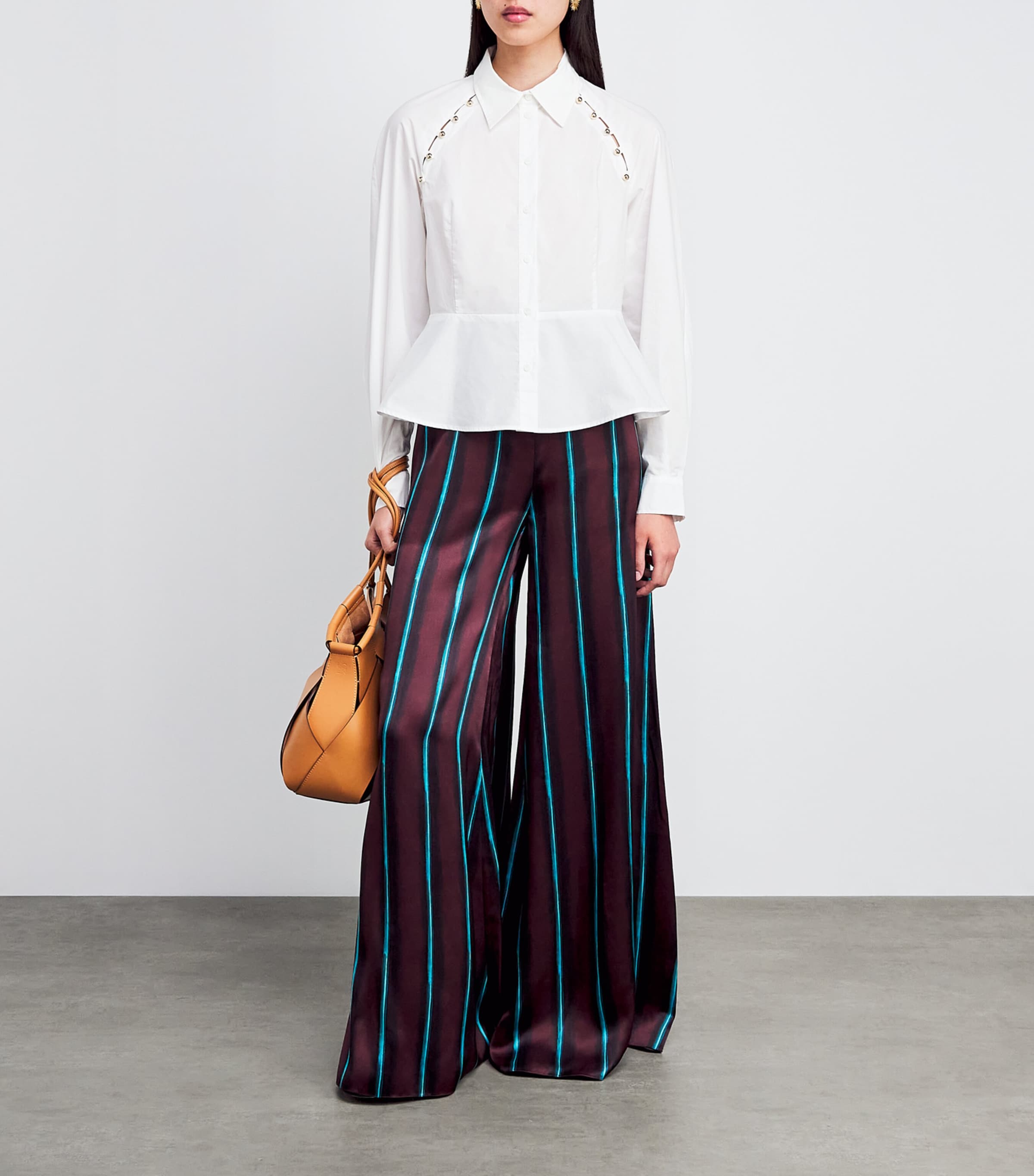 Cotton Poplin Shirt WHITE Image 2