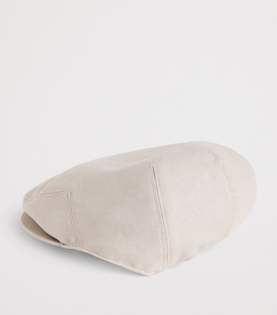 Eleventy Cotton Flat Cap Sabbia Image 3