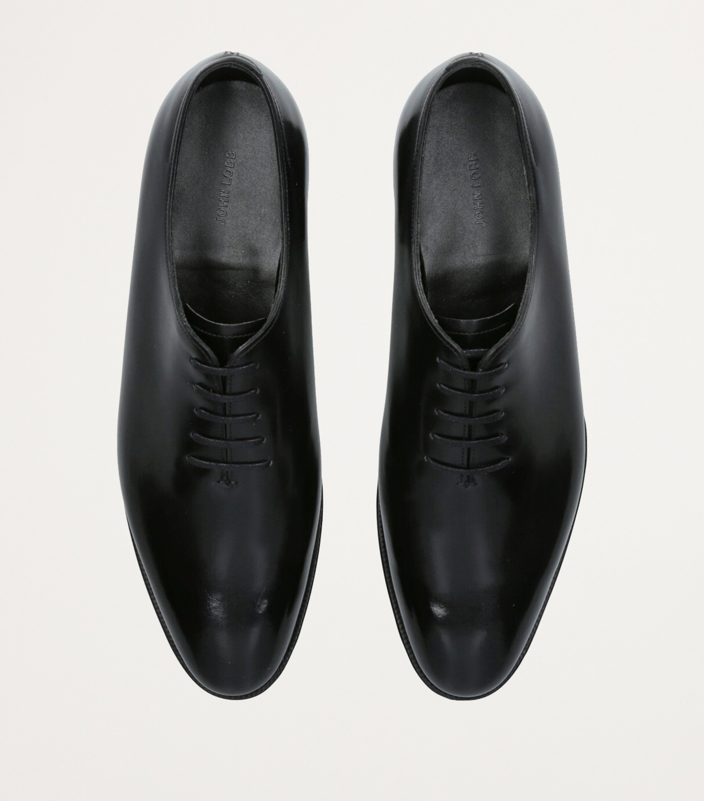 John Lobb Leather Marldon Oxford Loafers Black Image 4