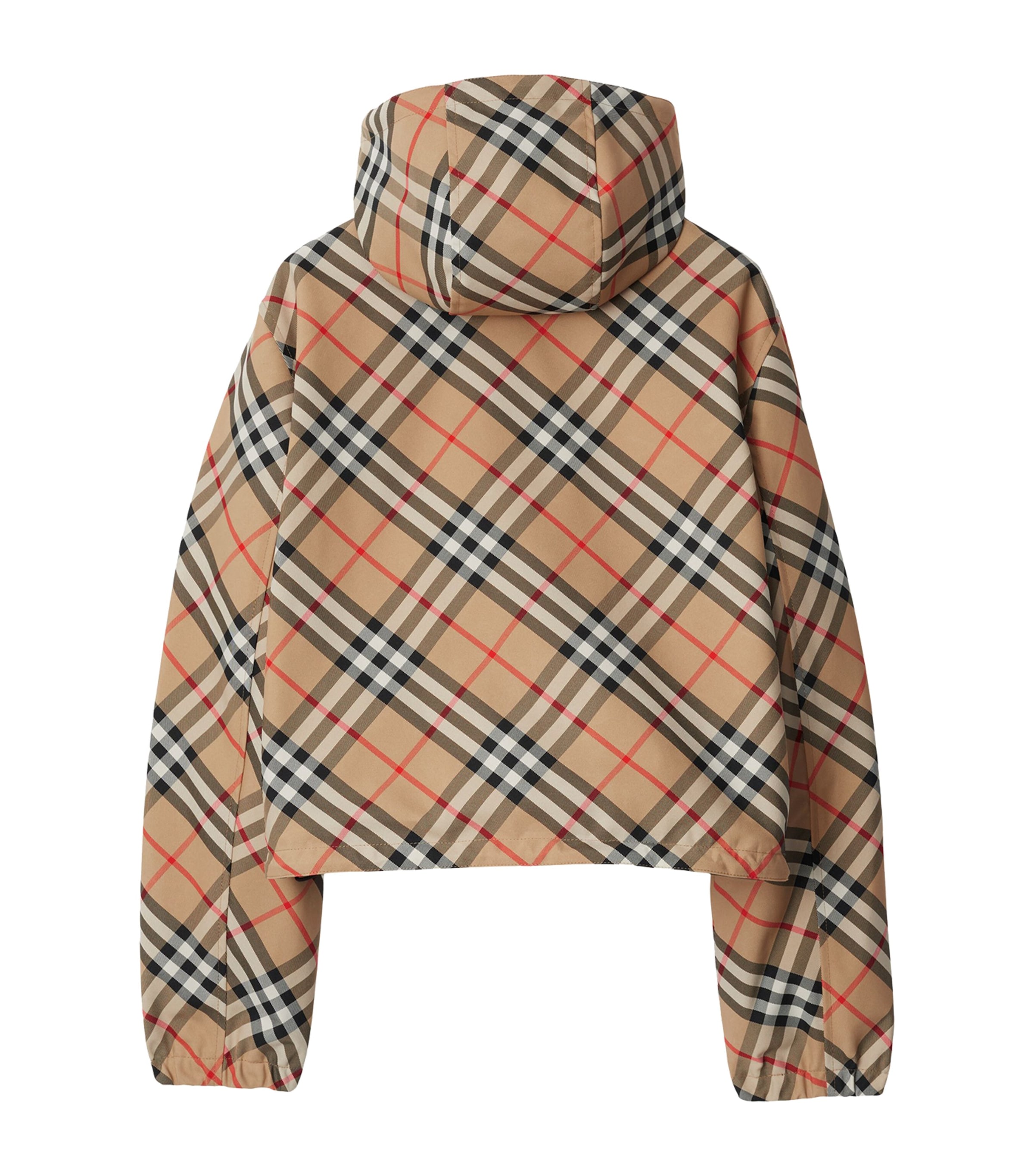 Burberry Check Cropped Reversible Jacket | Harrods US