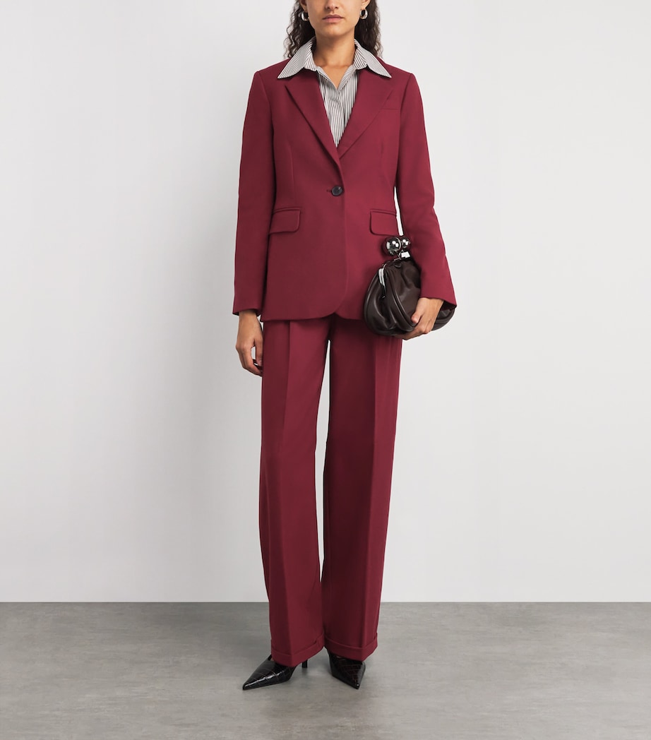 Single-Breasted Blazer BORDEAUX Image 2