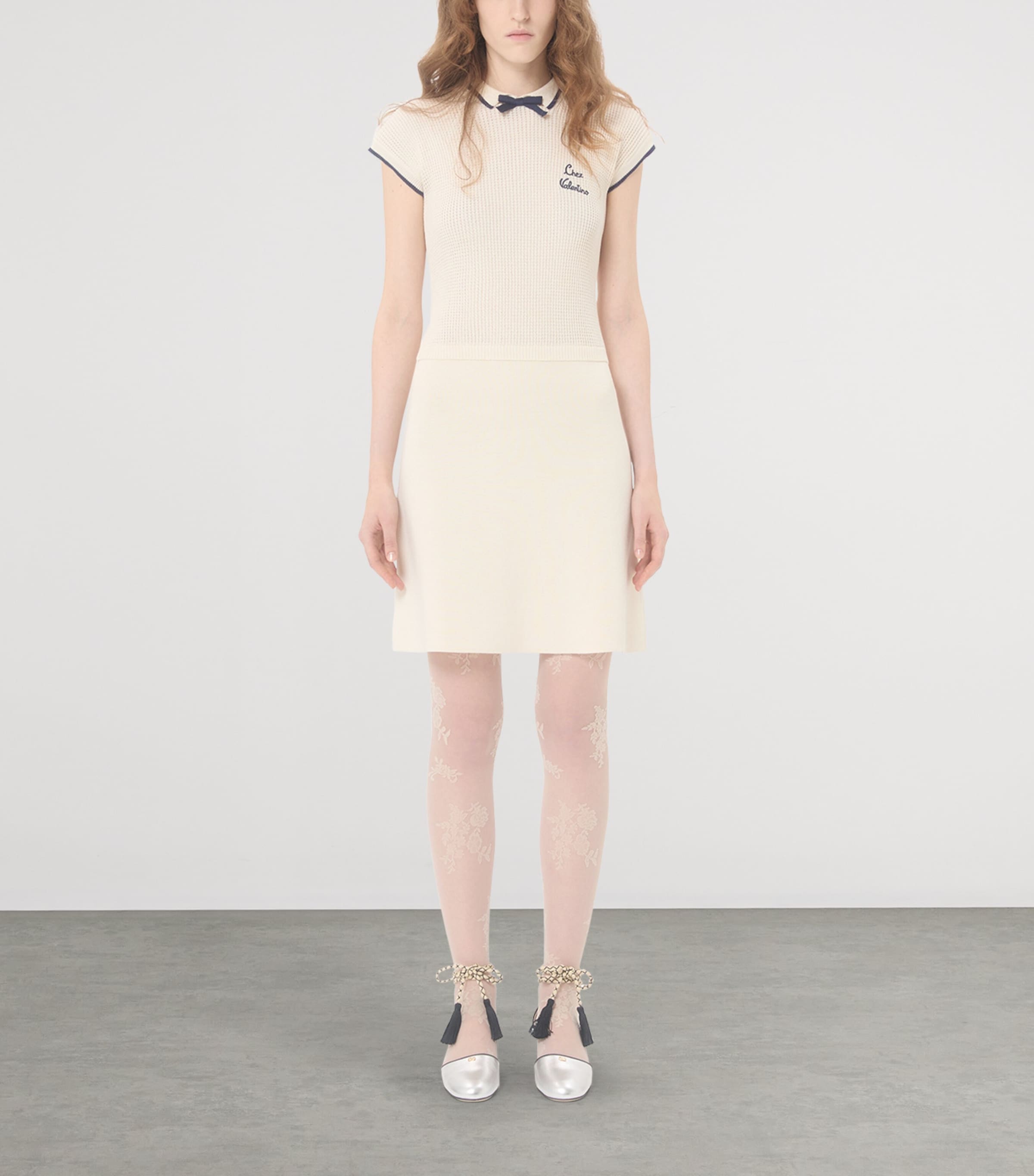 Knitted Chez Valentino Mini Dress BRP Image 2