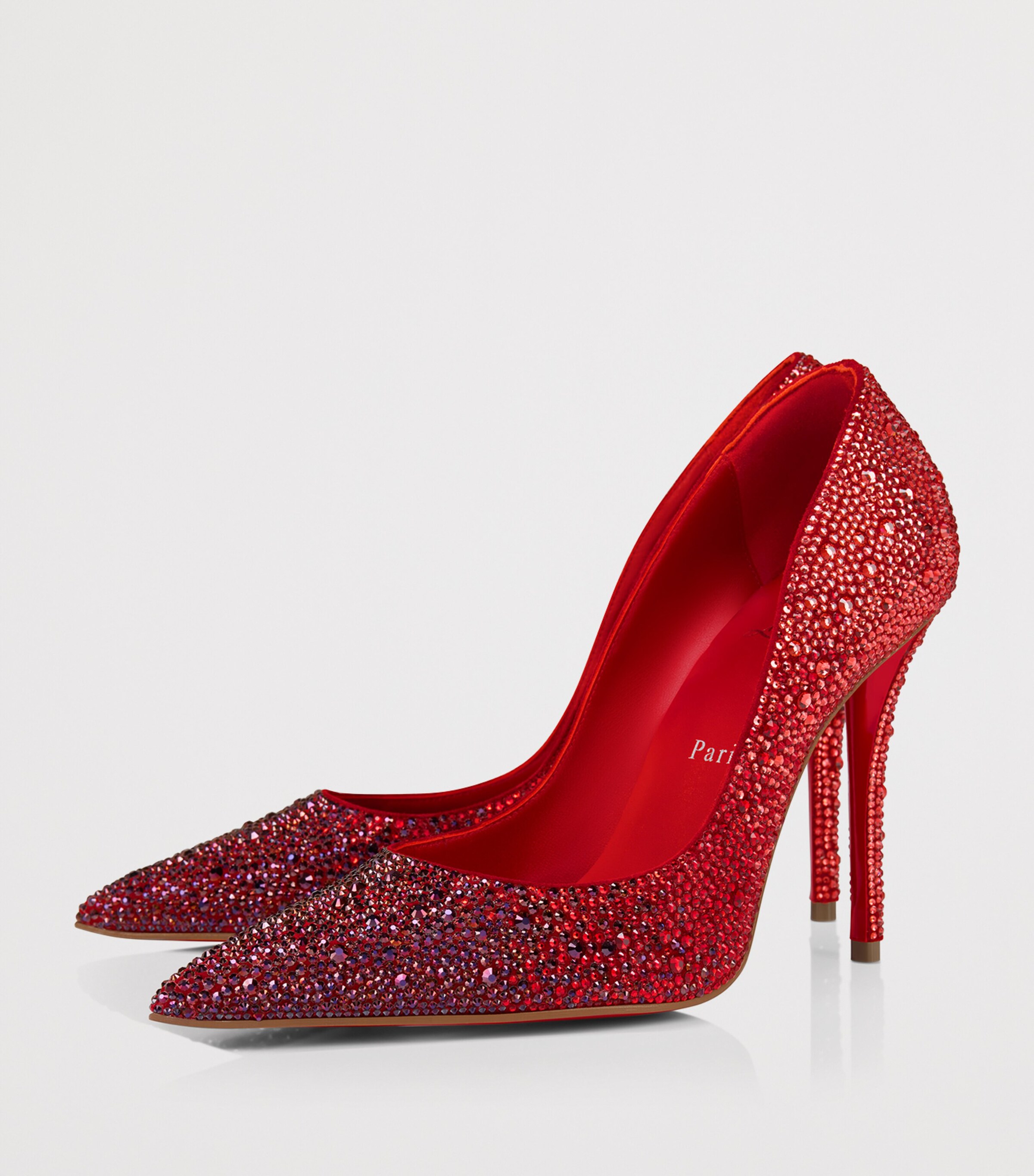 Christian Louboutin Red Miss Z Strass Pumps 100 | Harrods US