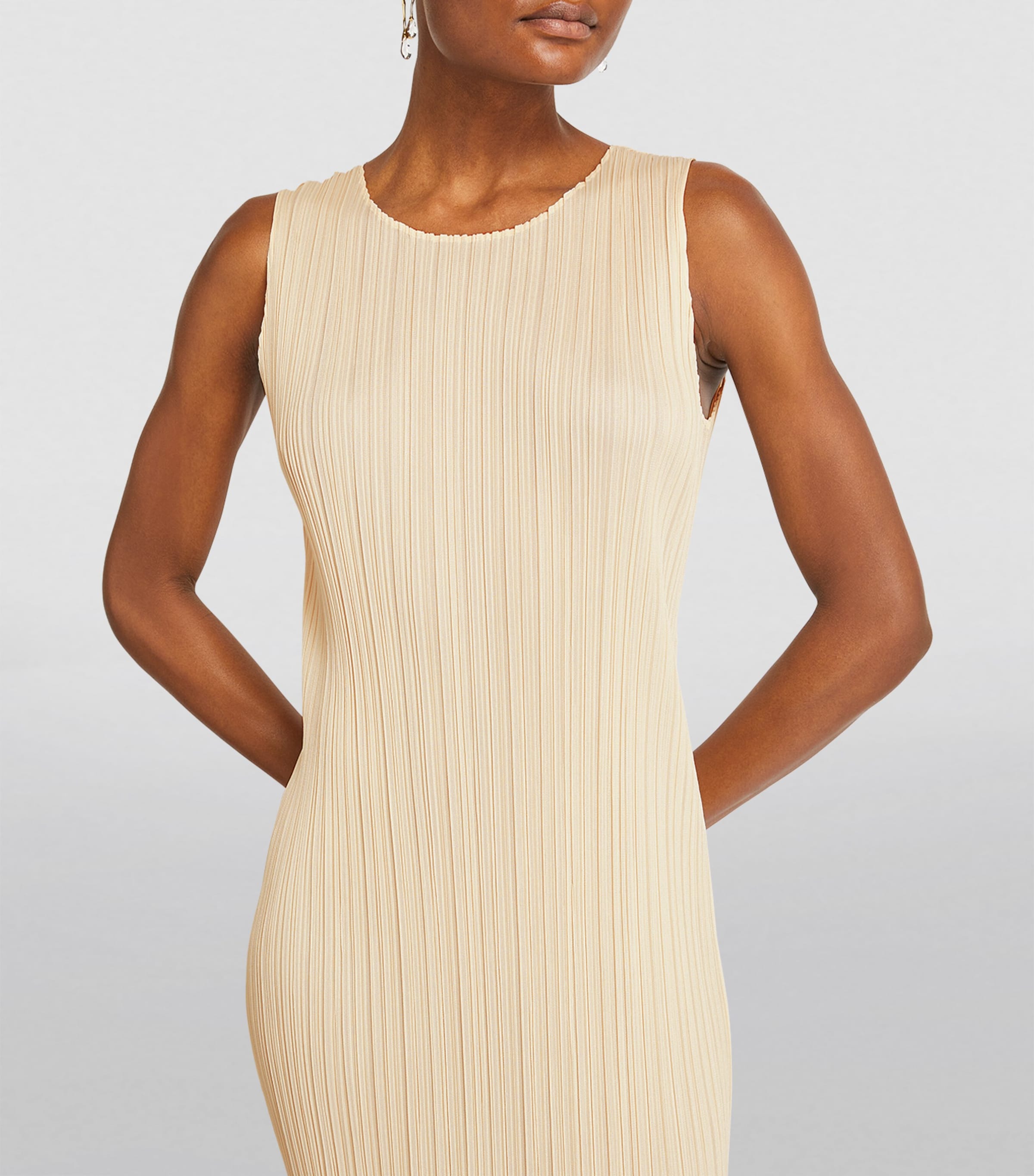 Pleated Peanuts Midi Dress 40 Image 4