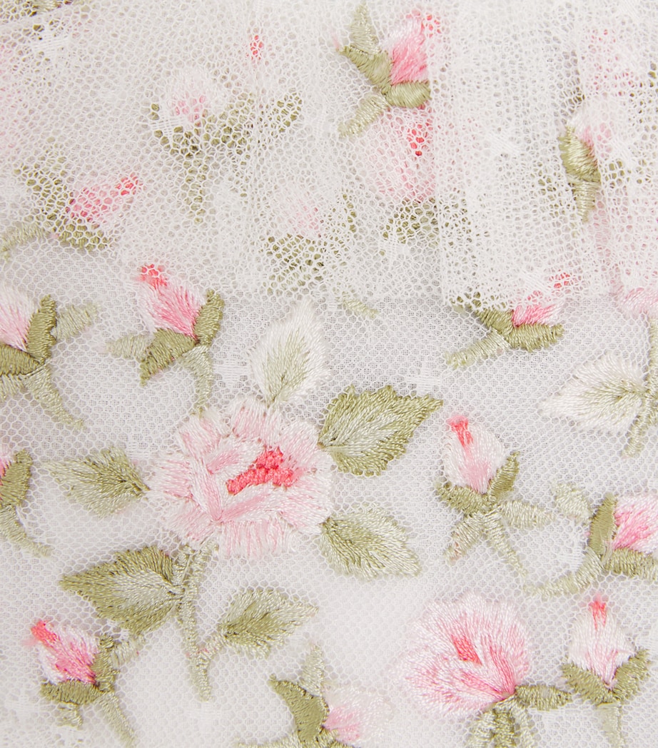 Needle & Thread Rose Bloom Bodice Dress (3-24 Months) Swan White Image 3