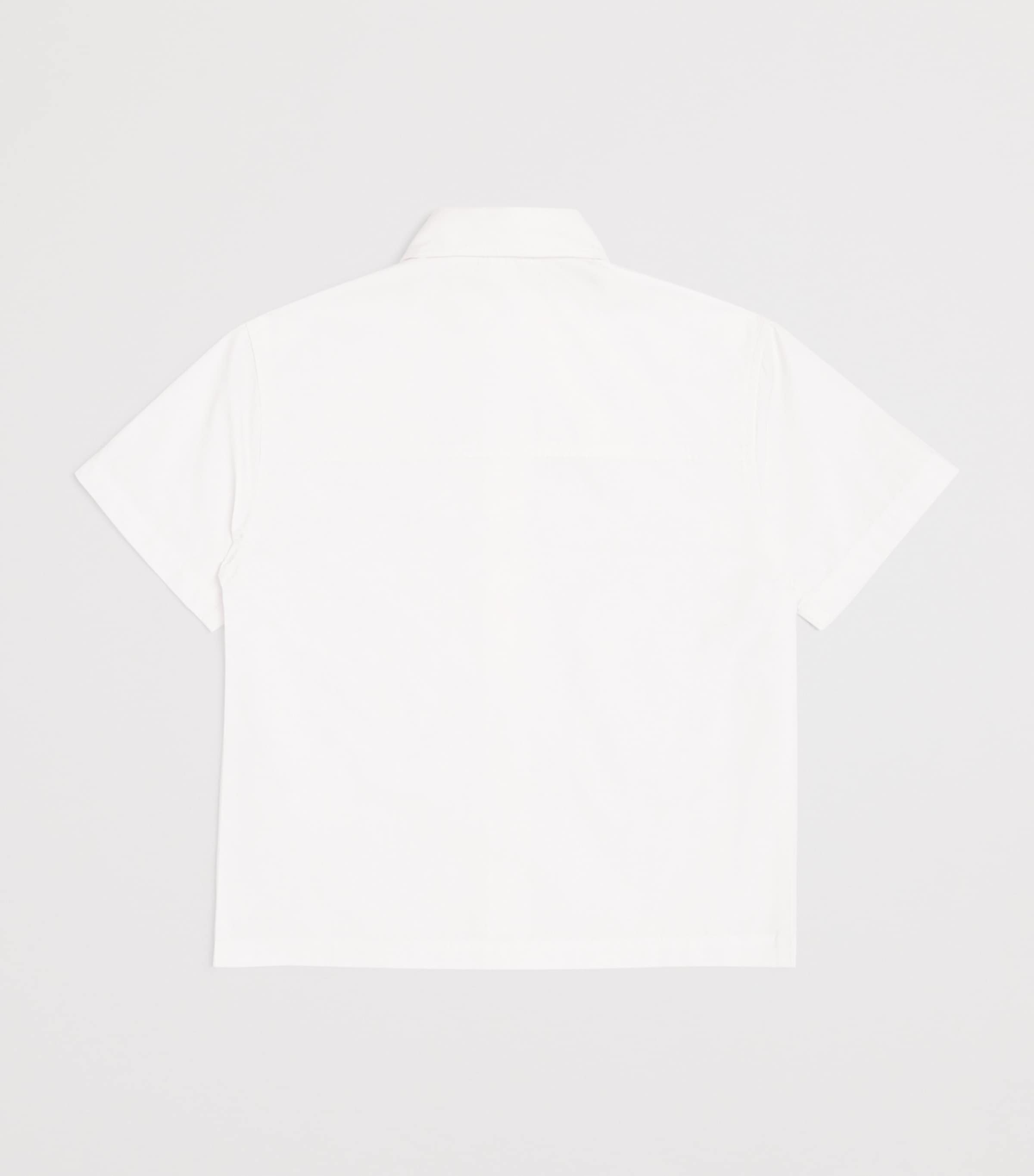 Short-Sleeve Embroidered Shirt (4-12+ Years) H31079/10PWHITE Image 2