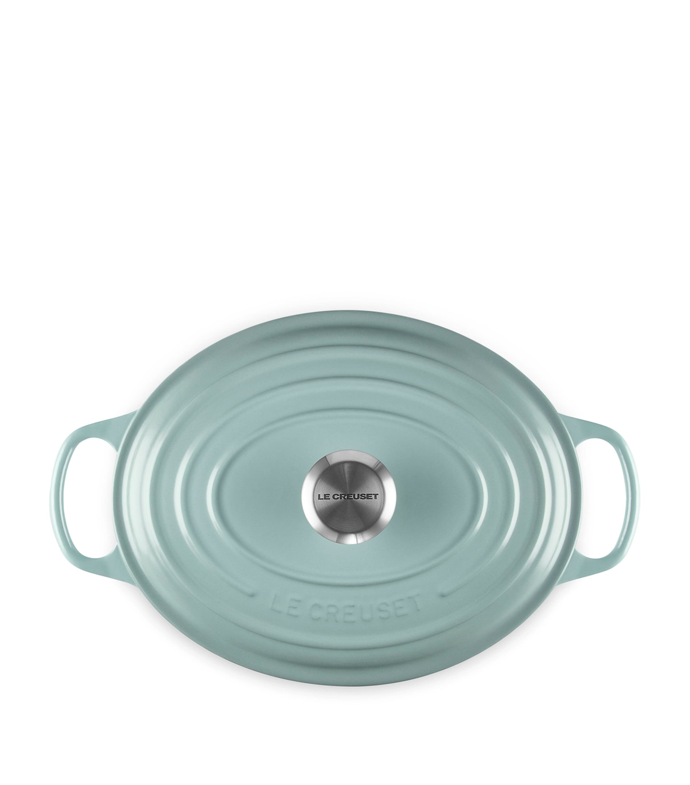 Cast Iron Oval Casserole Dish (29cm) SEA SALT Image 3