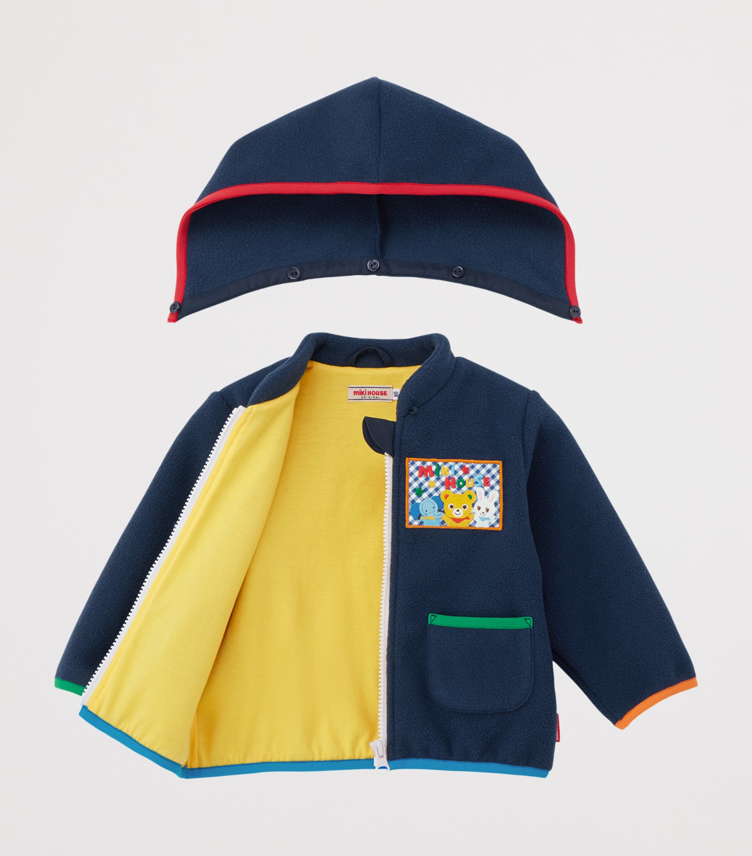 Fleece Detachable-Hood Sweatshirt (2-7 Years) 3 Image 3