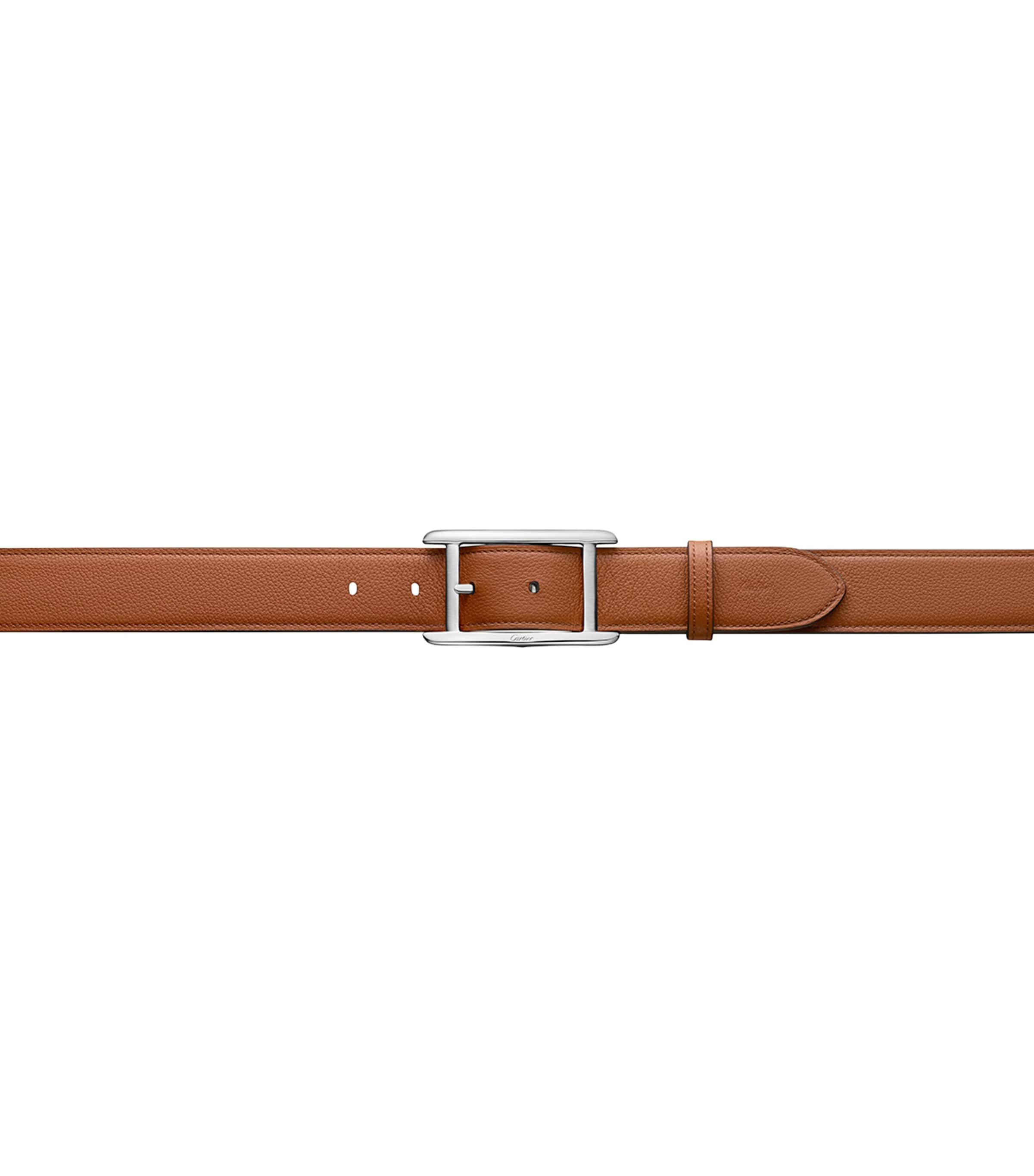Cartier Leather Tank de Cartier Belt Brown Image 3